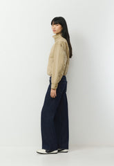 Ferris Blouson Jacket - VINTAGE TAN KHAKI