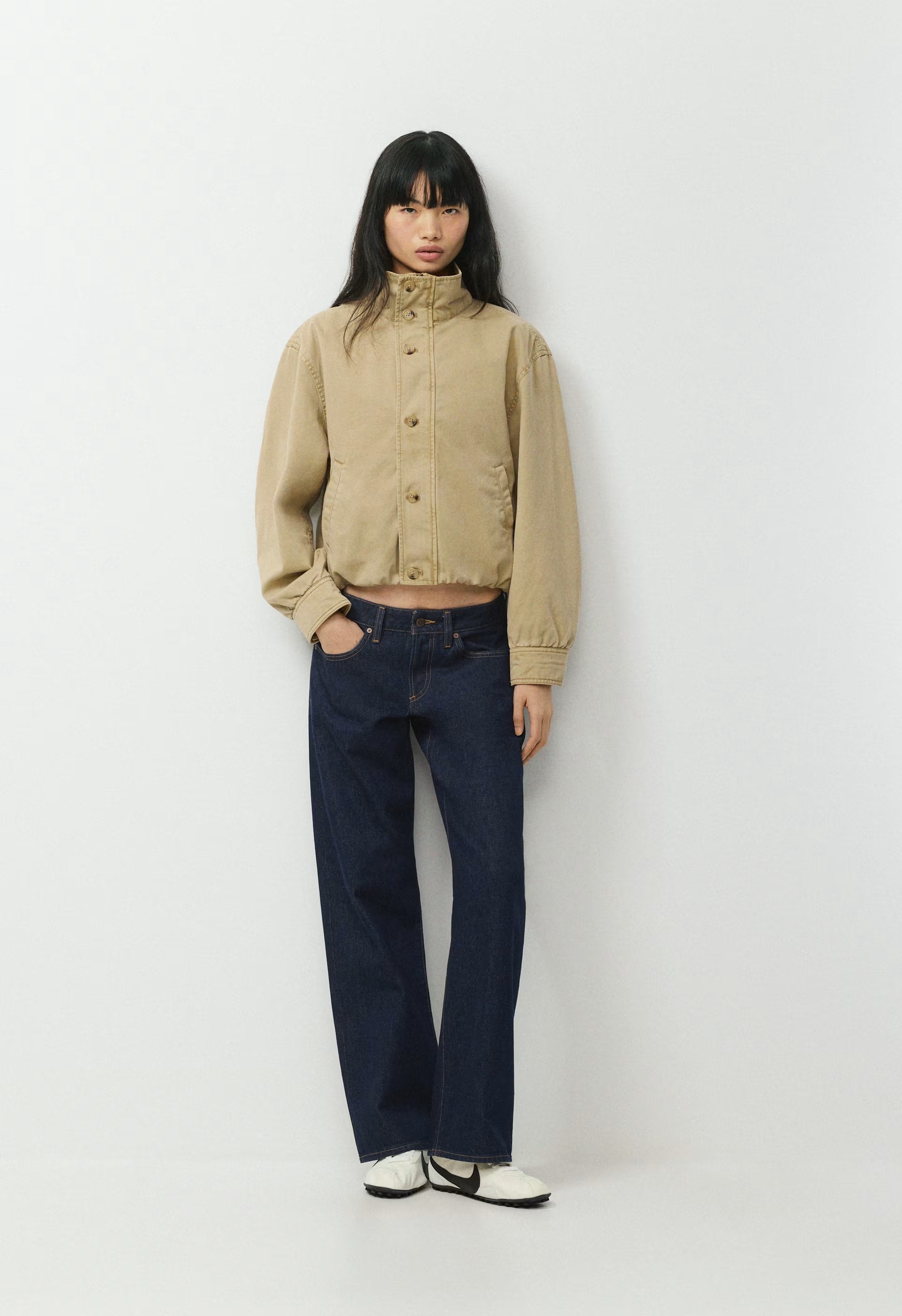 Ferris Blouson Jacket - VINTAGE TAN KHAKI