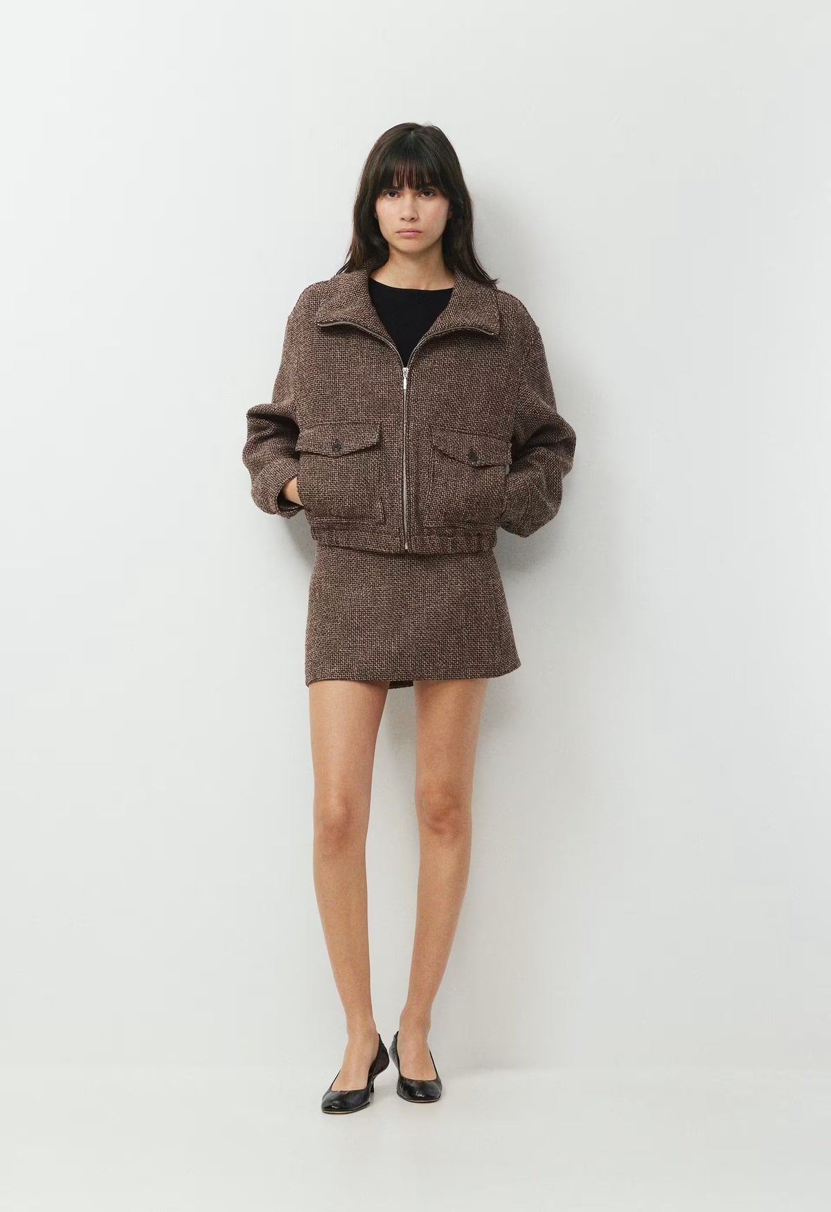 Highstreet Bomber - R MCH BRN/COLA TAUPE