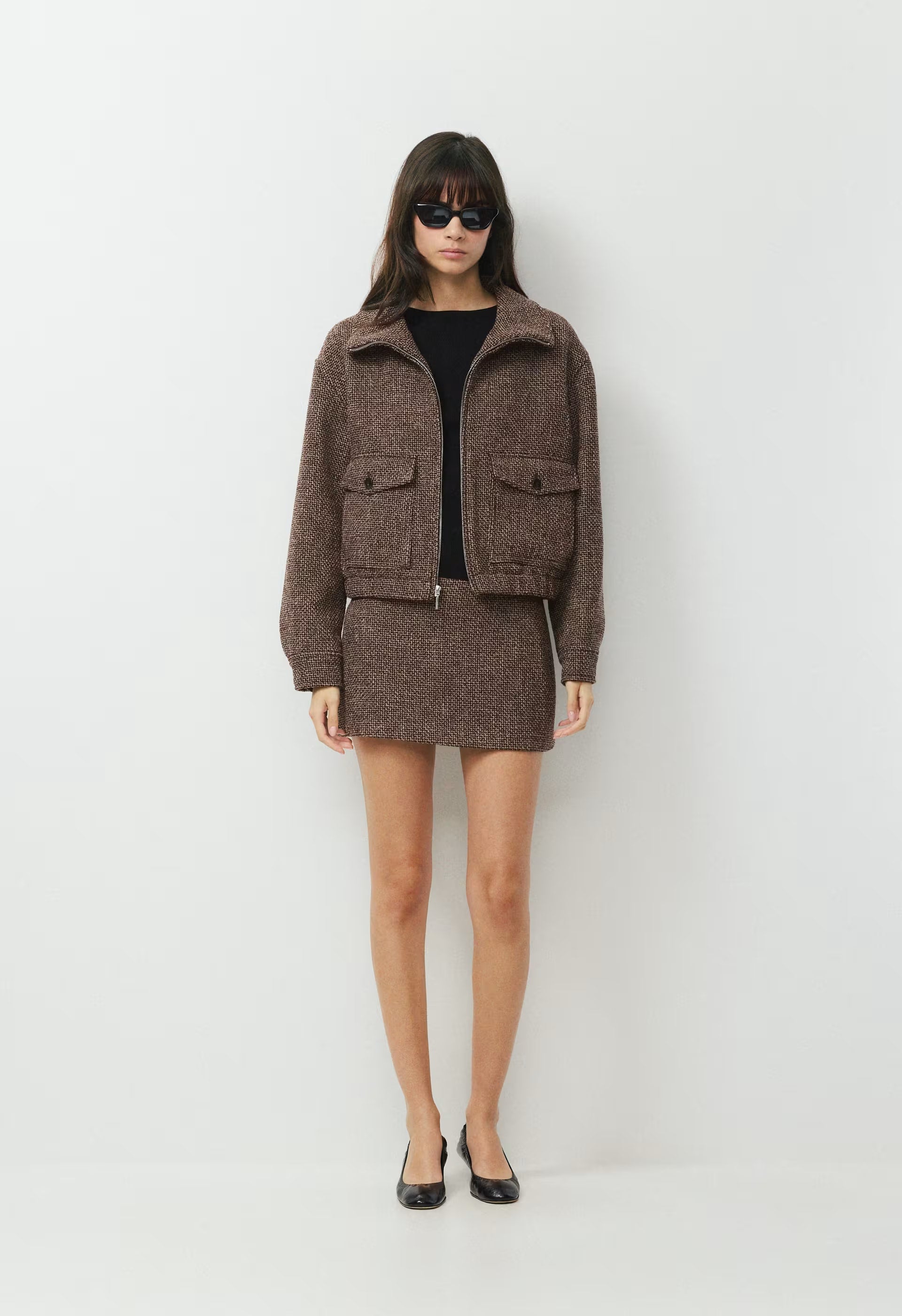 Highstreet Bomber - R MCH BRN/COLA TAUPE