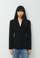 Standout Blazer - Crepette™ - BLACK