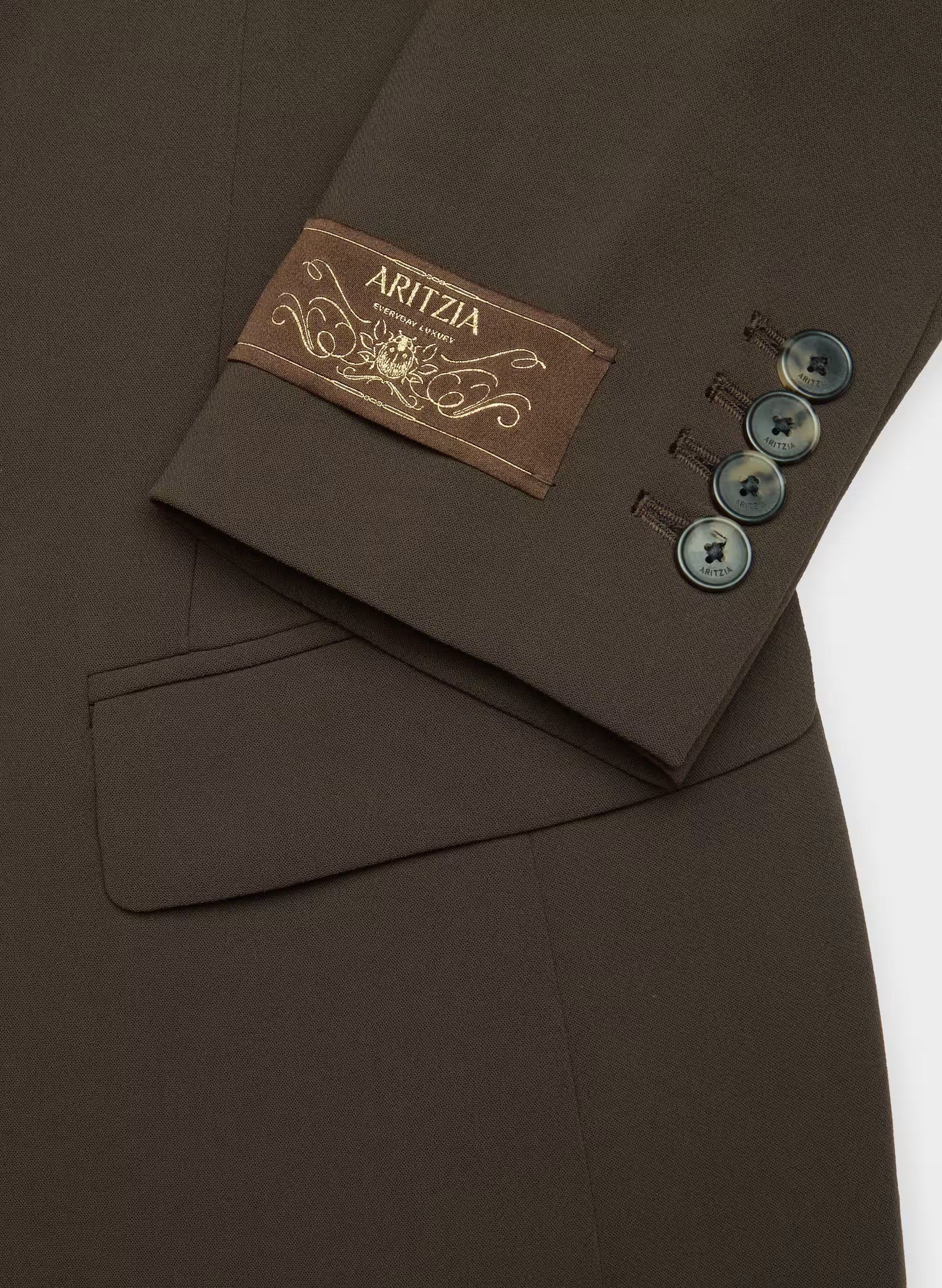 Standout Blazer - Crepette™ - CACAO NIB BROWN