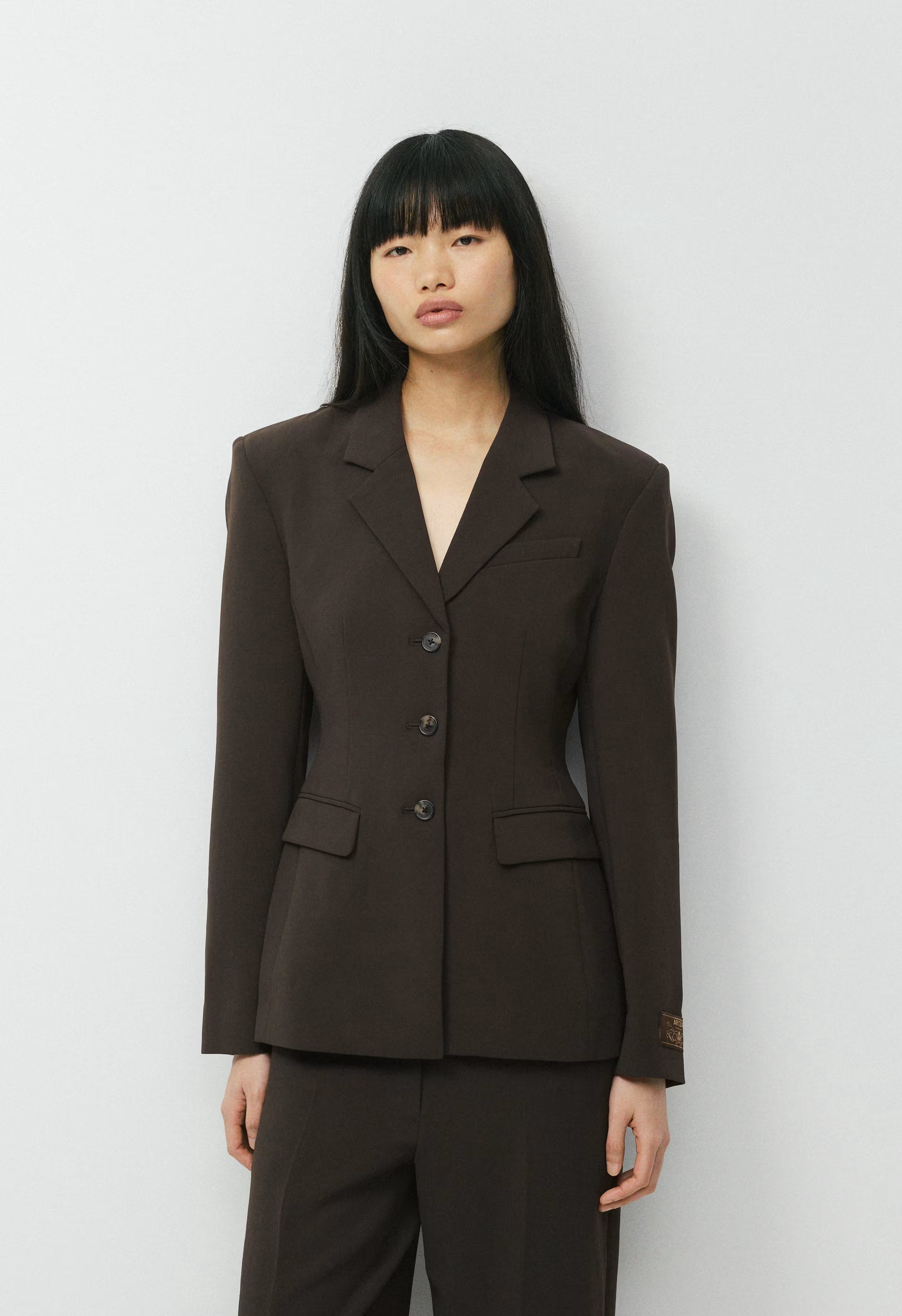Standout Blazer - Crepette™ - CACAO NIB BROWN