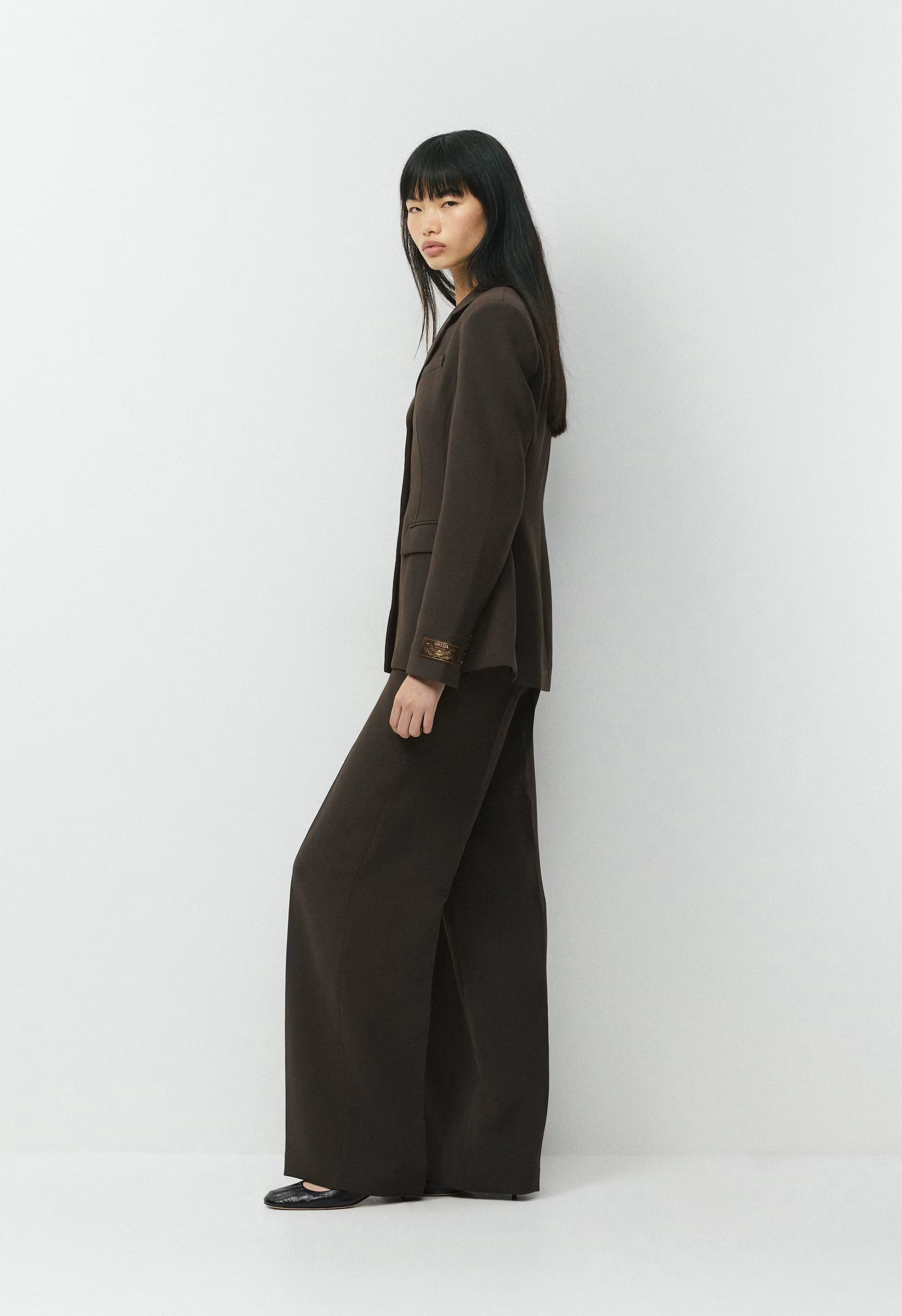 Standout Blazer - Crepette™ - CACAO NIB BROWN