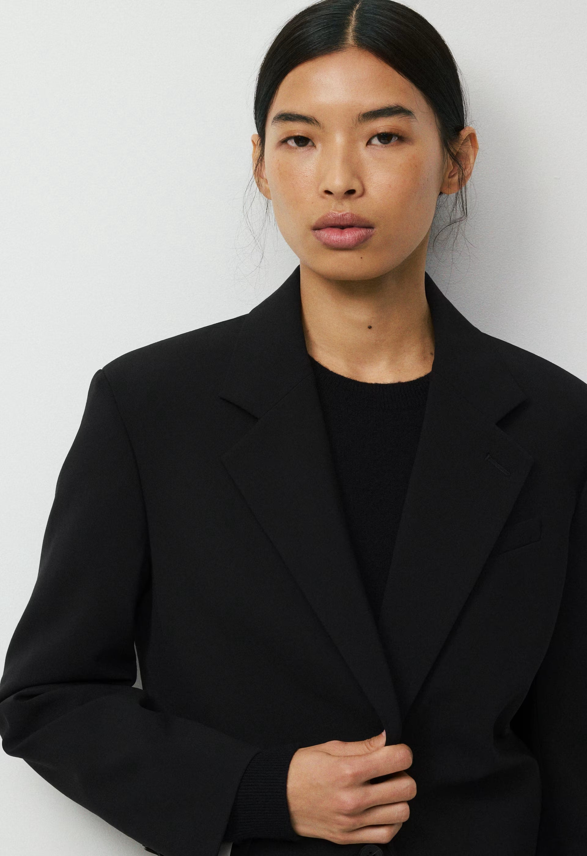 Command Wool Blazer - BLACK
