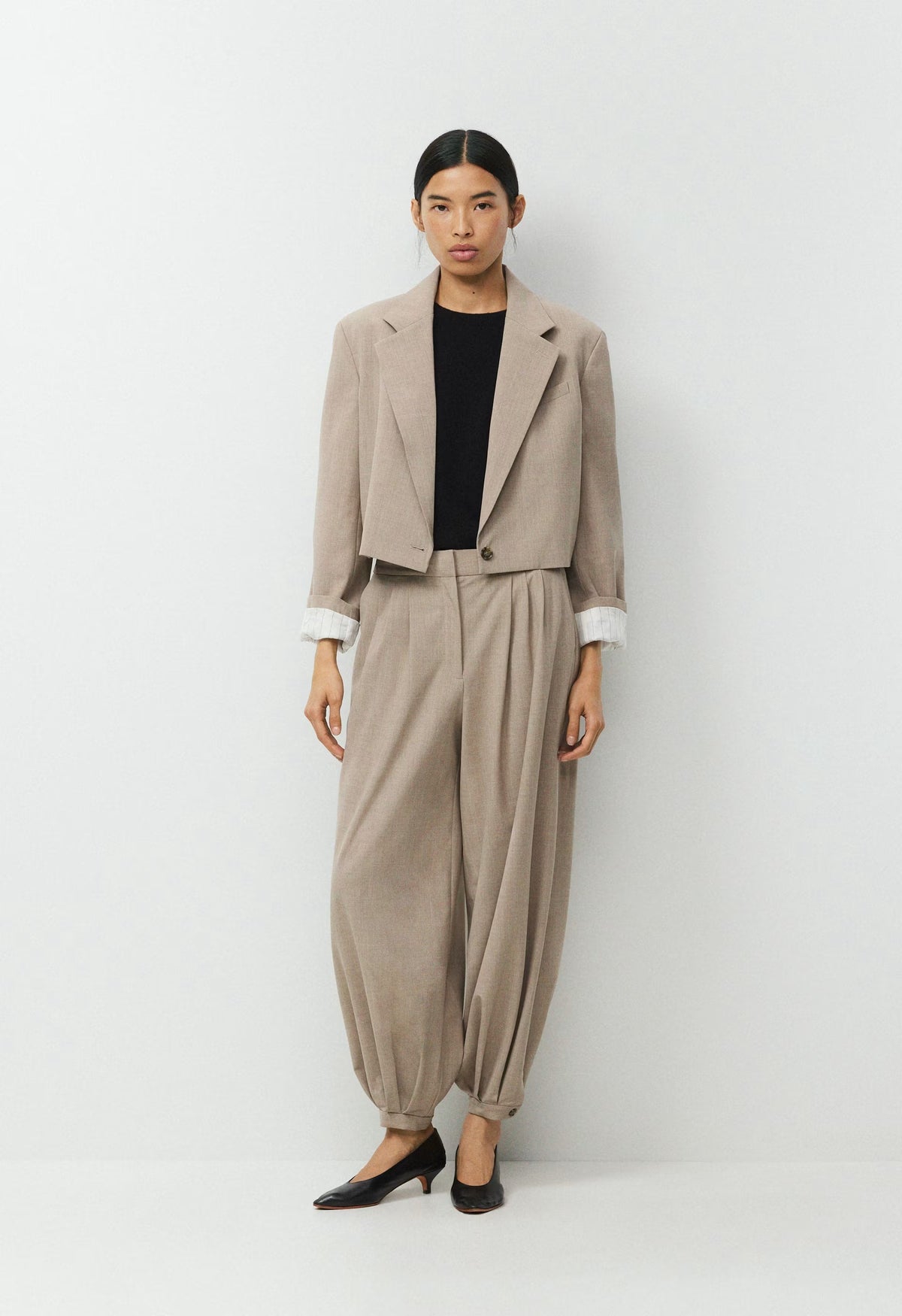 Command Wool Blazer - HEATHER NOMAD TAUPE