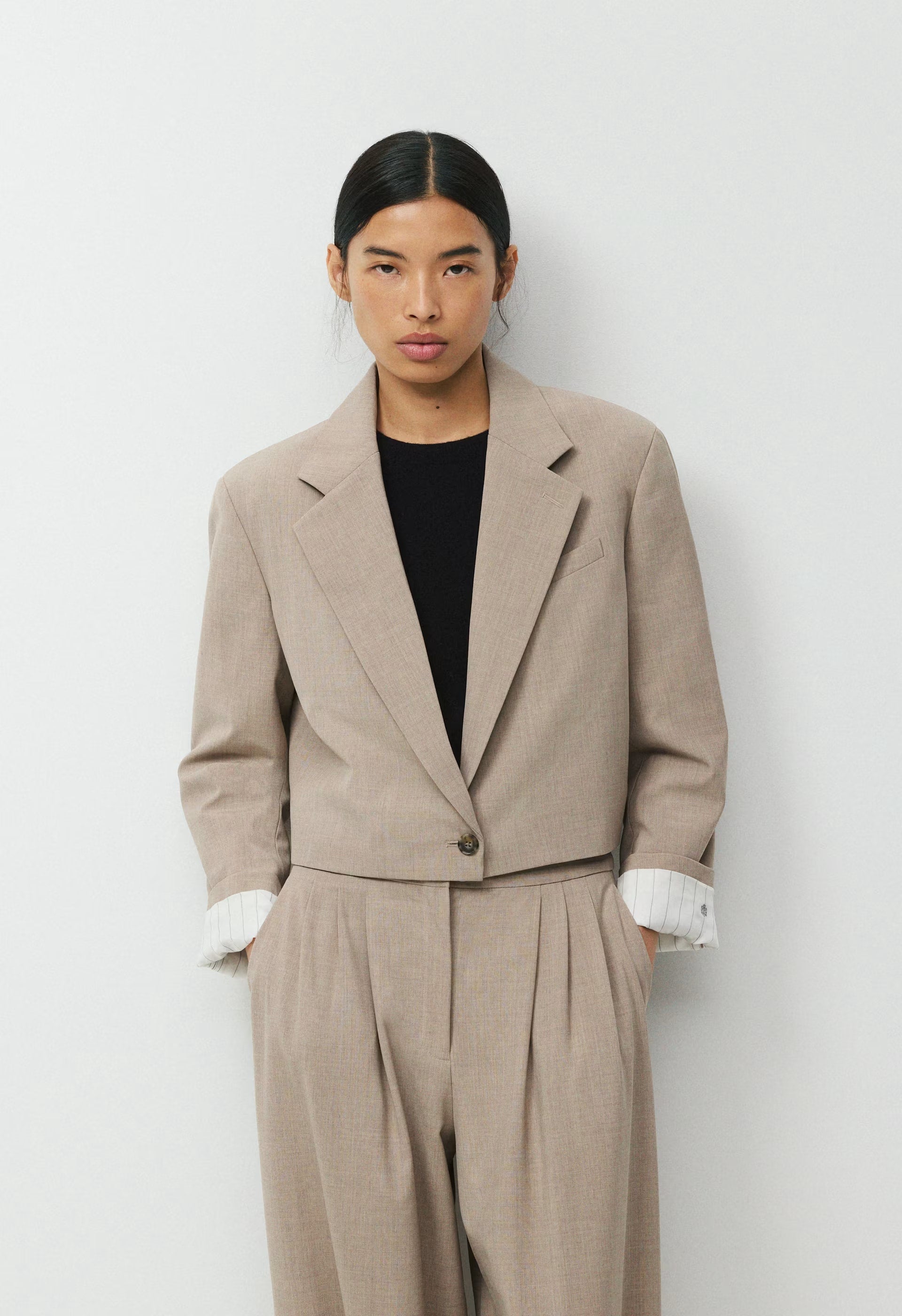 Command Wool Blazer - HEATHER NOMAD TAUPE