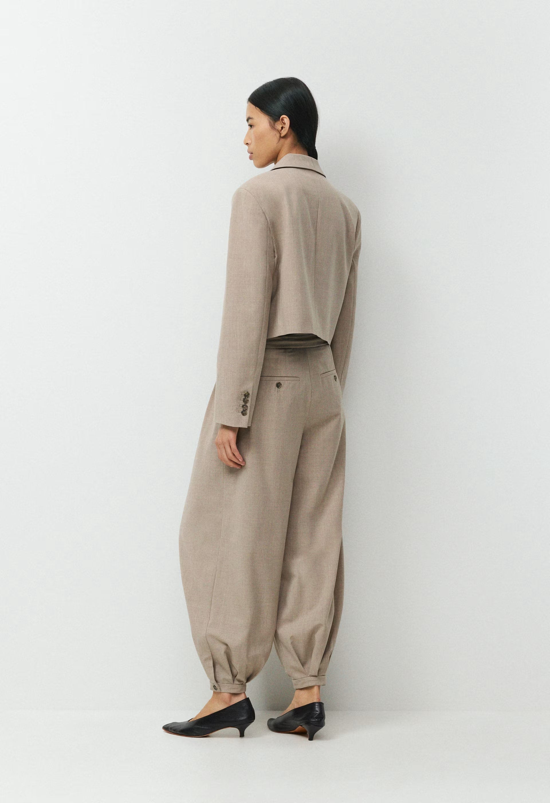 Command Wool Blazer - HEATHER NOMAD TAUPE