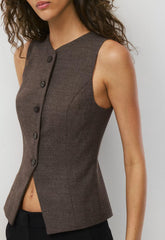 Regal Vest - CAC NIB BROWN/ND TAUPE