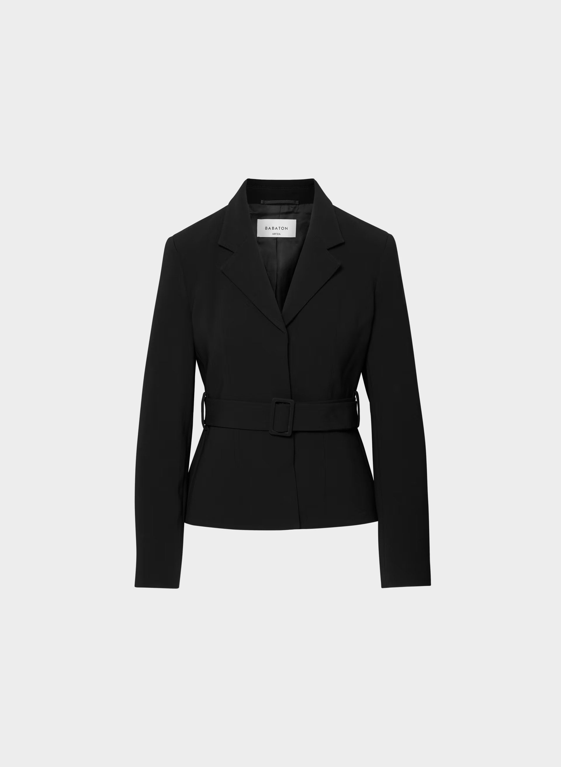 Brynn Blazer - Sway Crepe - BLACK