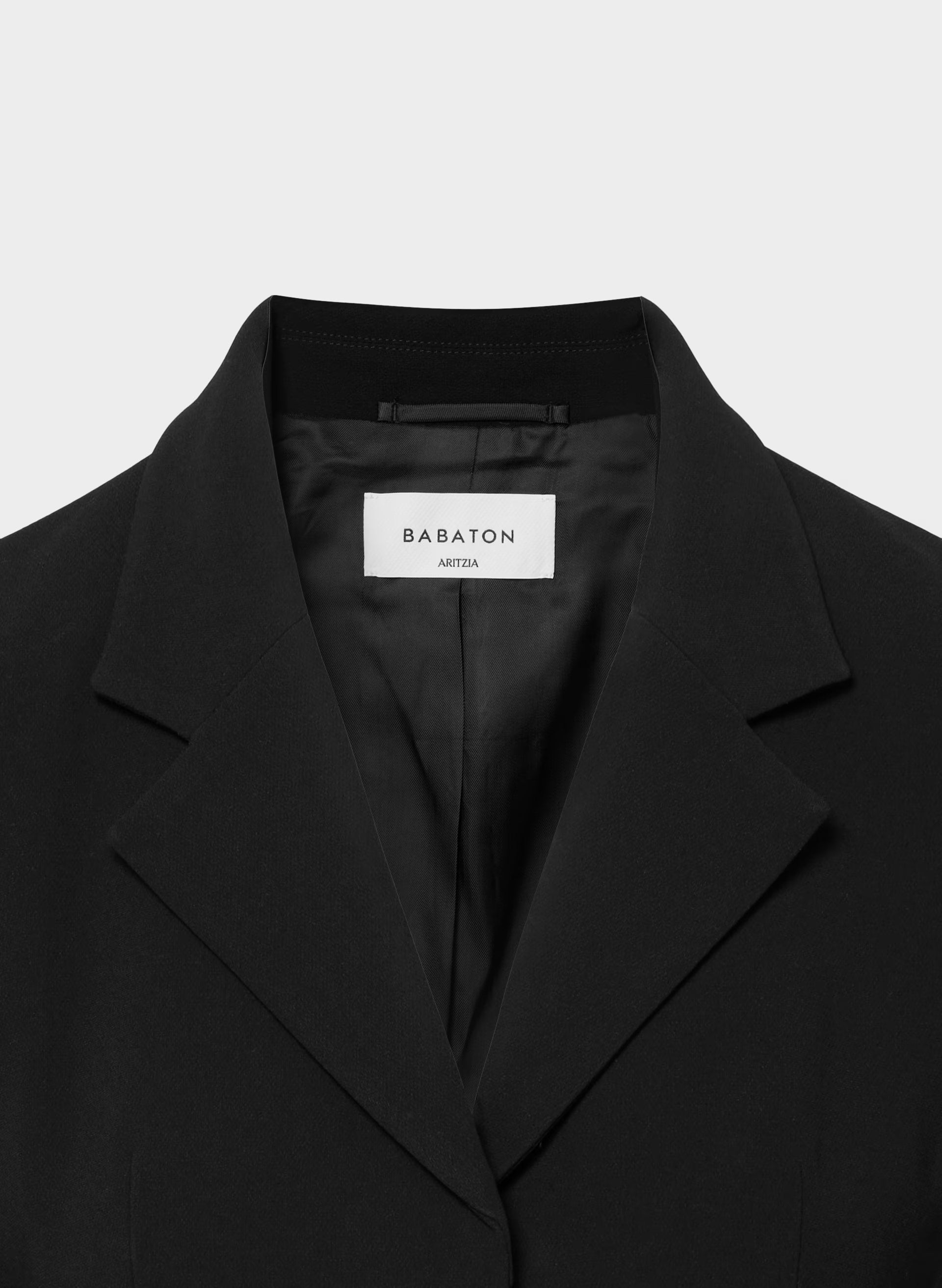 Brynn Blazer - Sway Crepe - BLACK