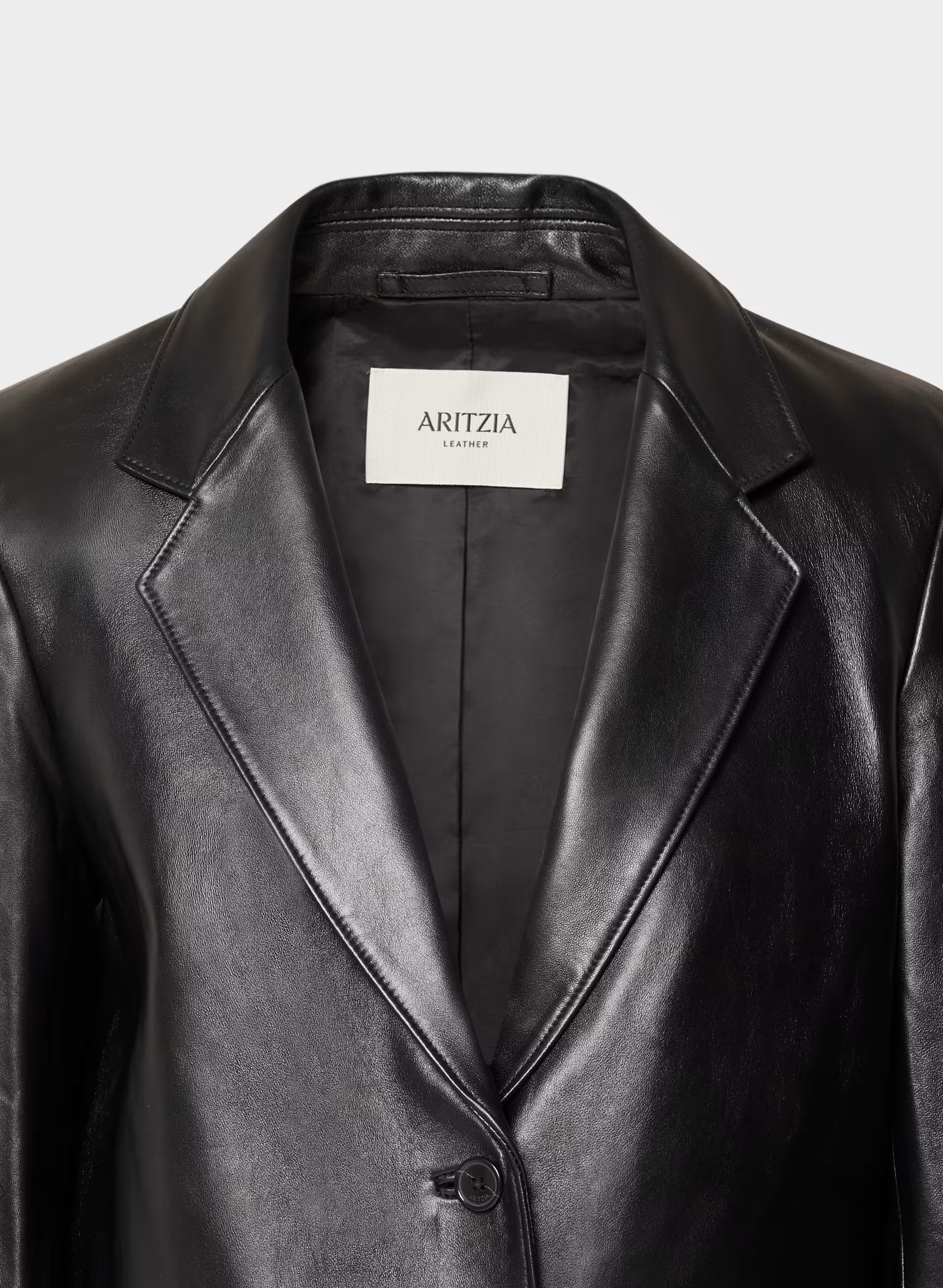 Cecil Blazer - Leather - BLACK