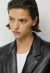 Cecil Blazer - Leather - BLACK