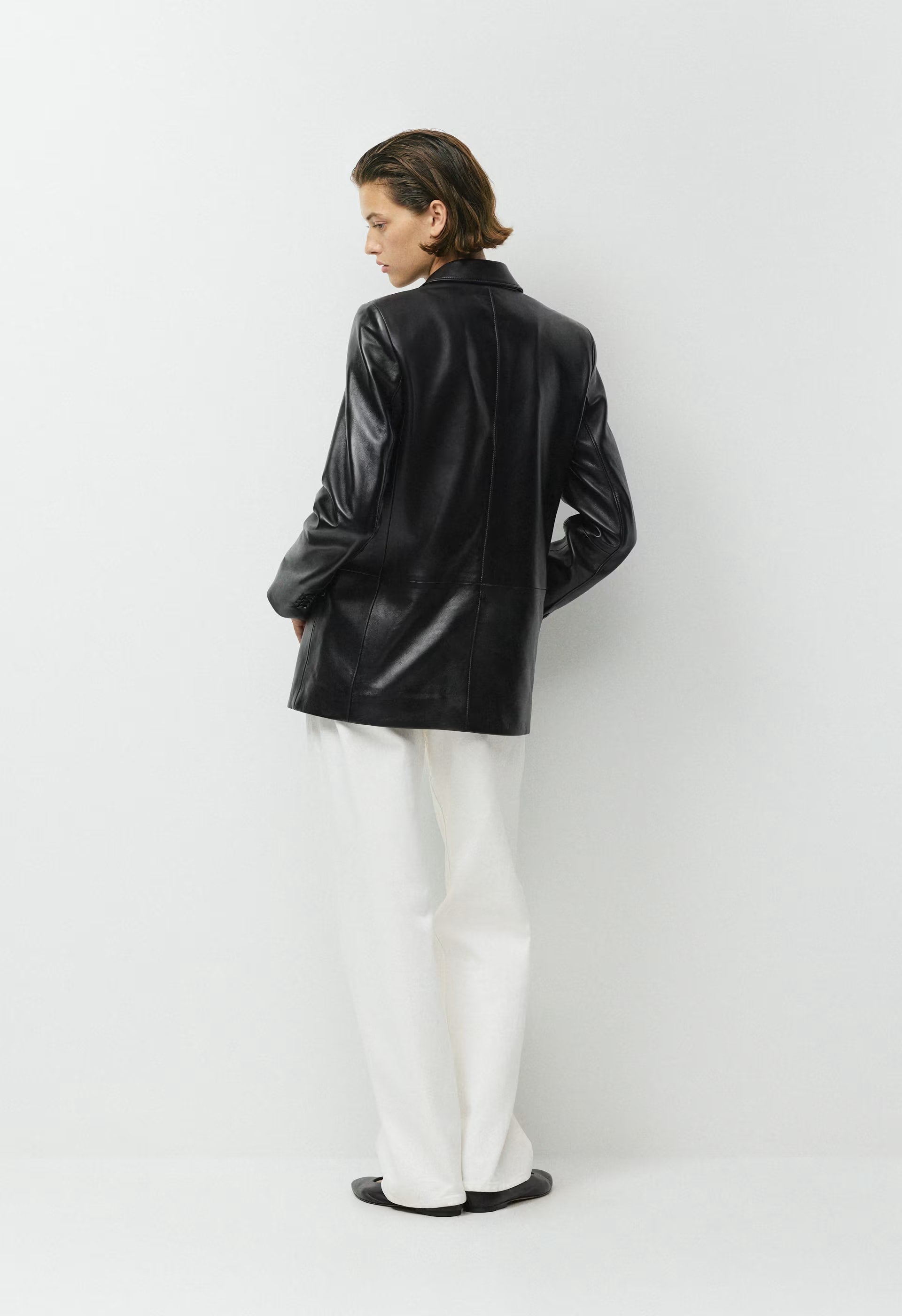 Cecil Blazer - Leather - BLACK