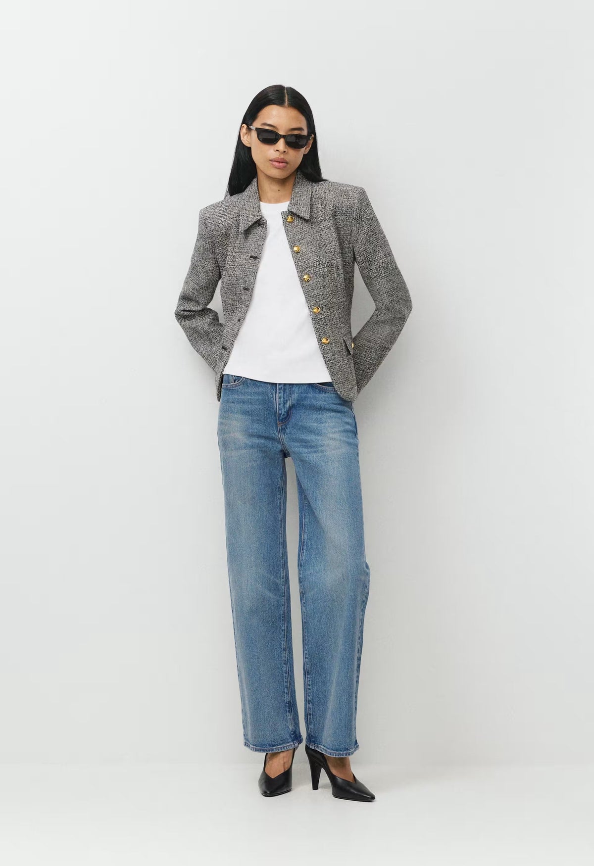 Gateway Jacket - SPCKL TWEED BLK/WHITE
