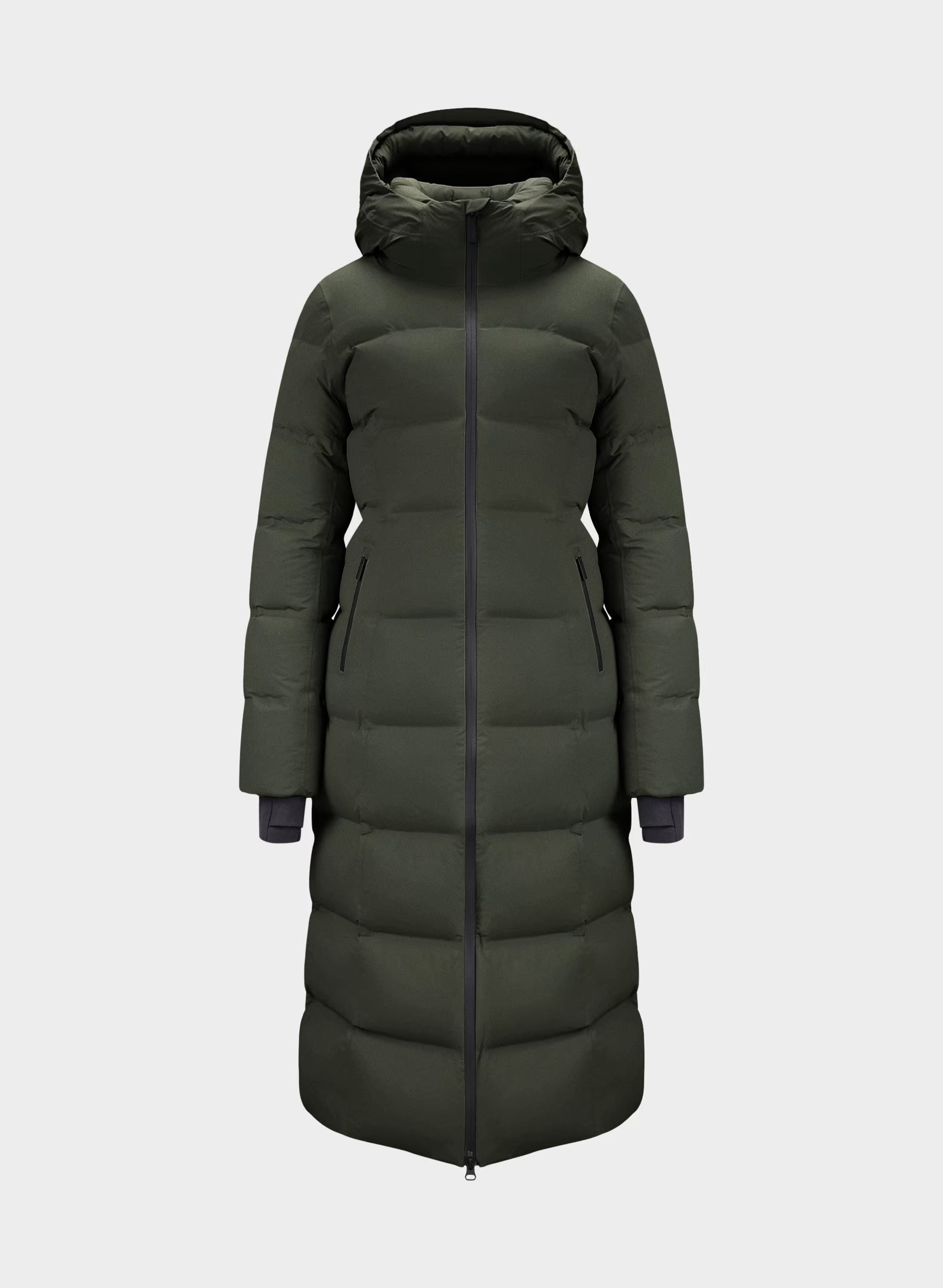 The SuperSnug Puff₂O™ Long - Rainstop™ - FLINT GREEN