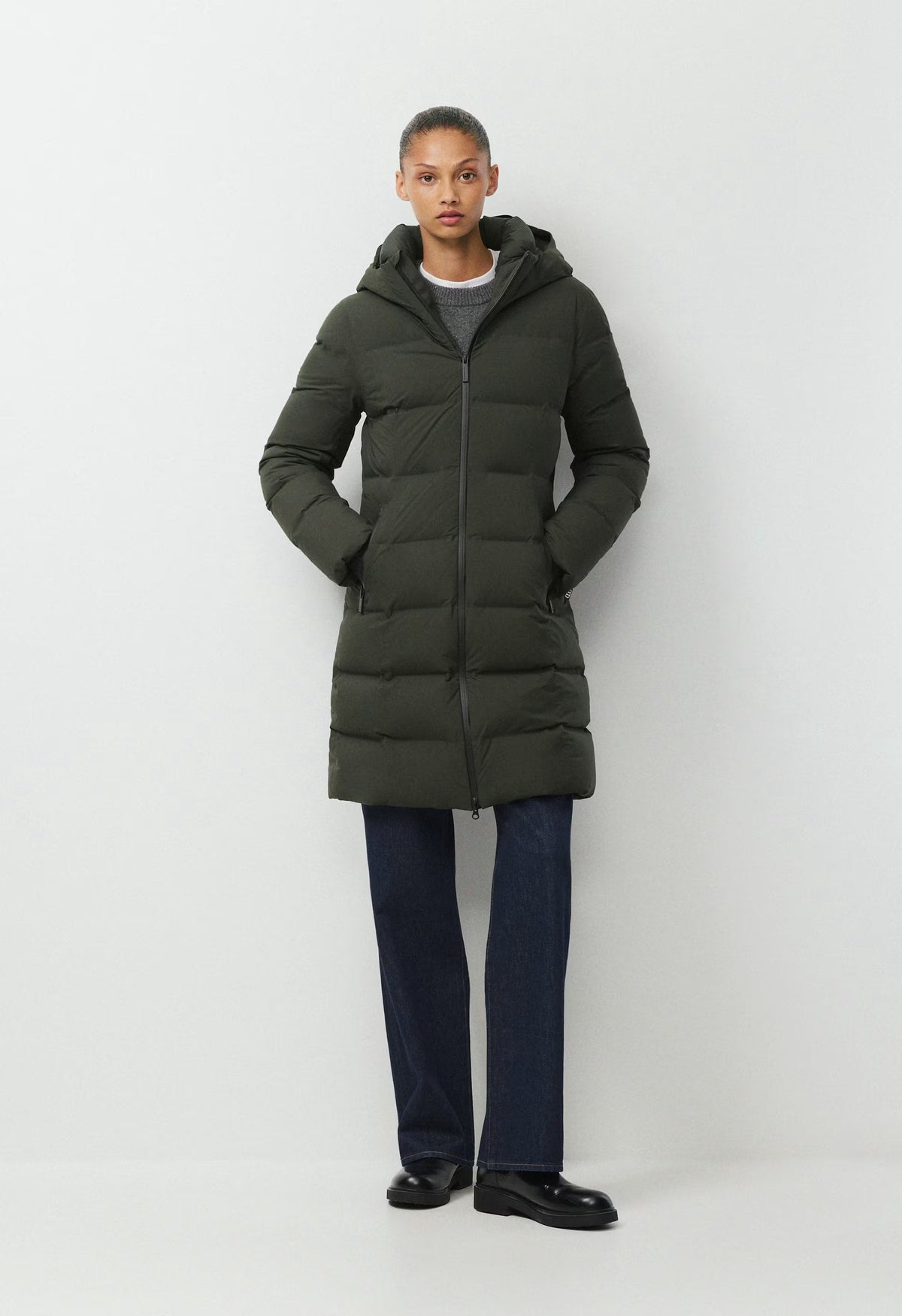 The SuperSnug Puff₂O™ Mid - Rainstop™ - FLINT GREEN