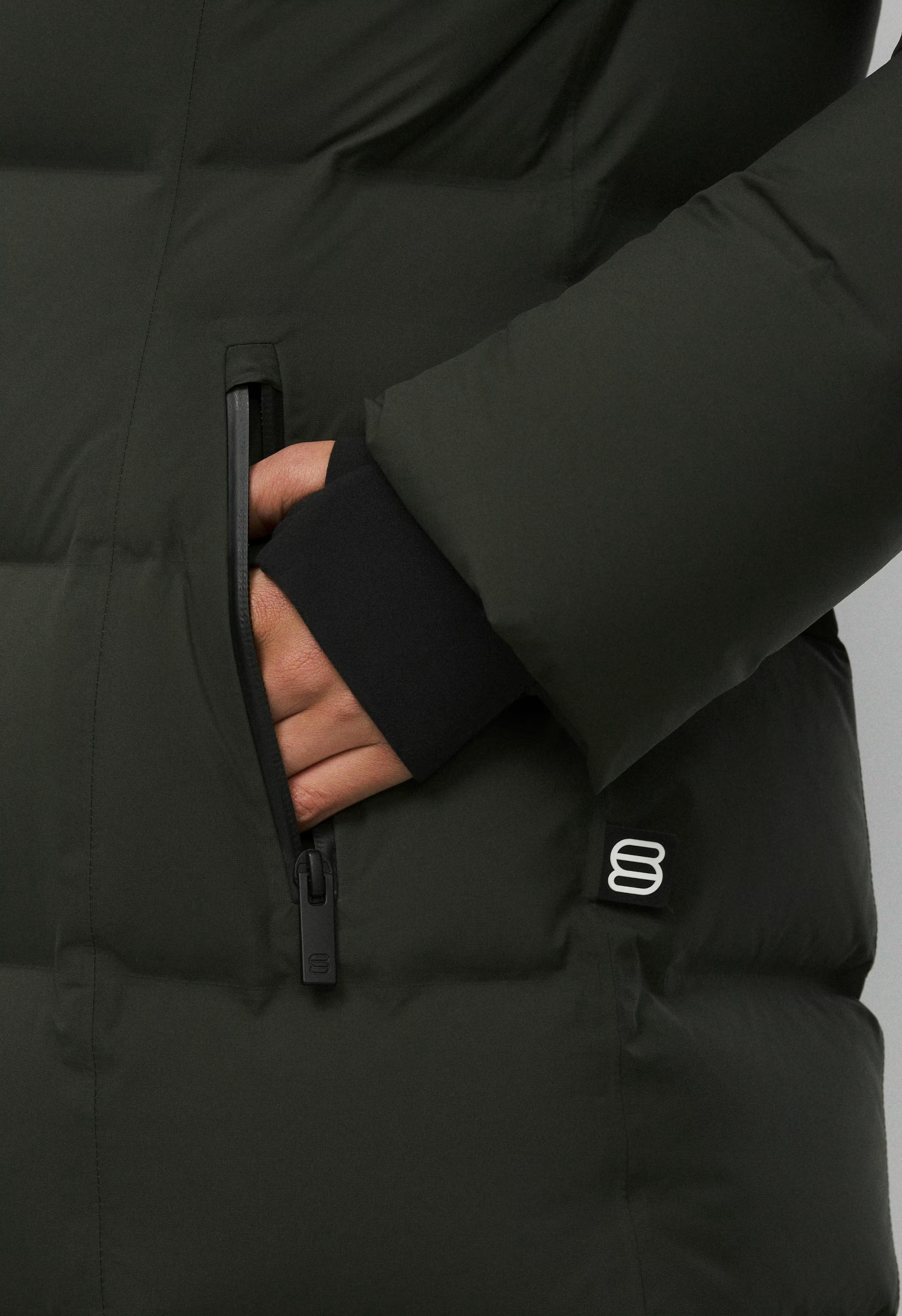 The SuperSnug Puff₂O™ Mid - Rainstop™ - FLINT GREEN