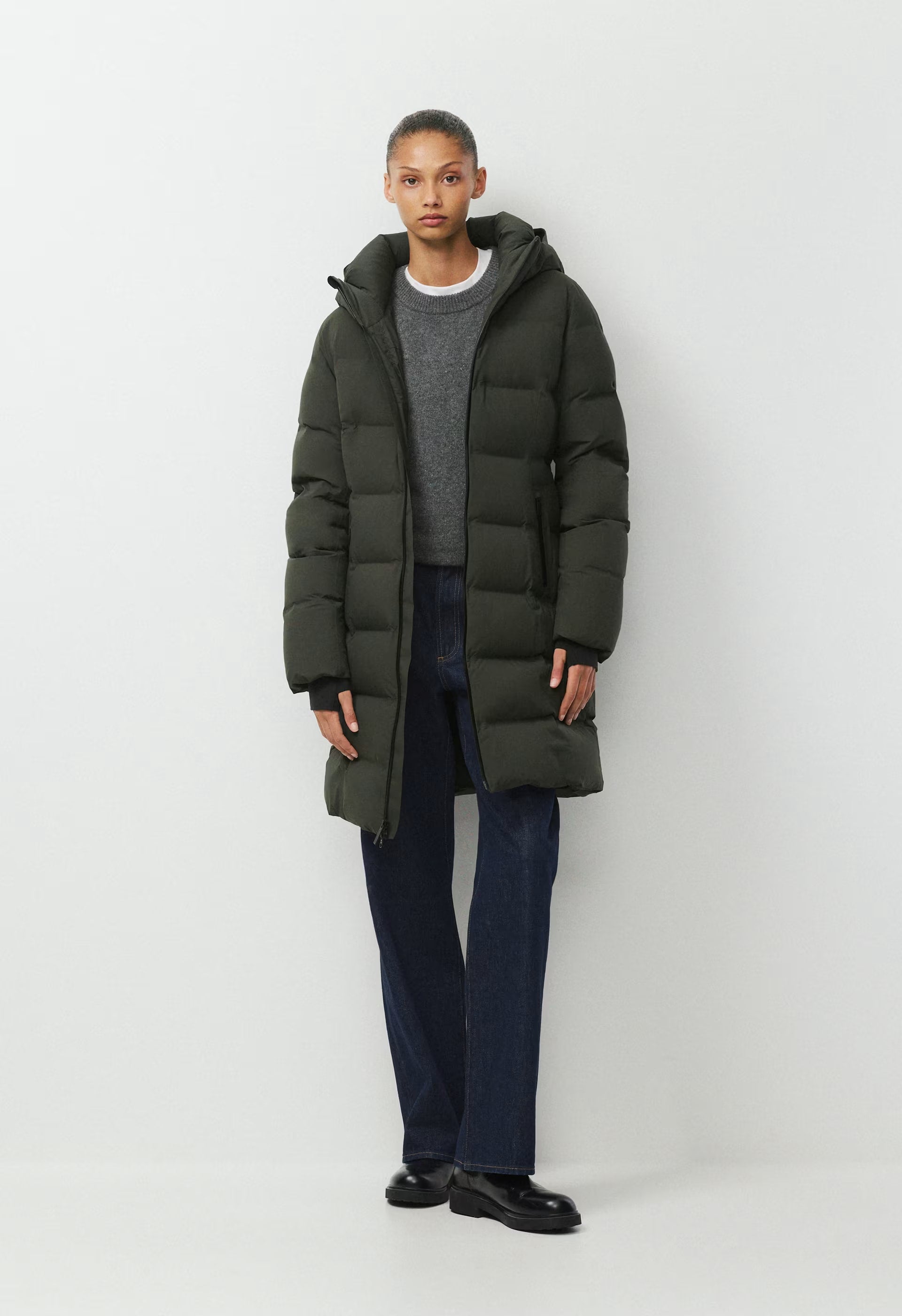 The SuperSnug Puff₂O™ Mid - Rainstop™ - FLINT GREEN