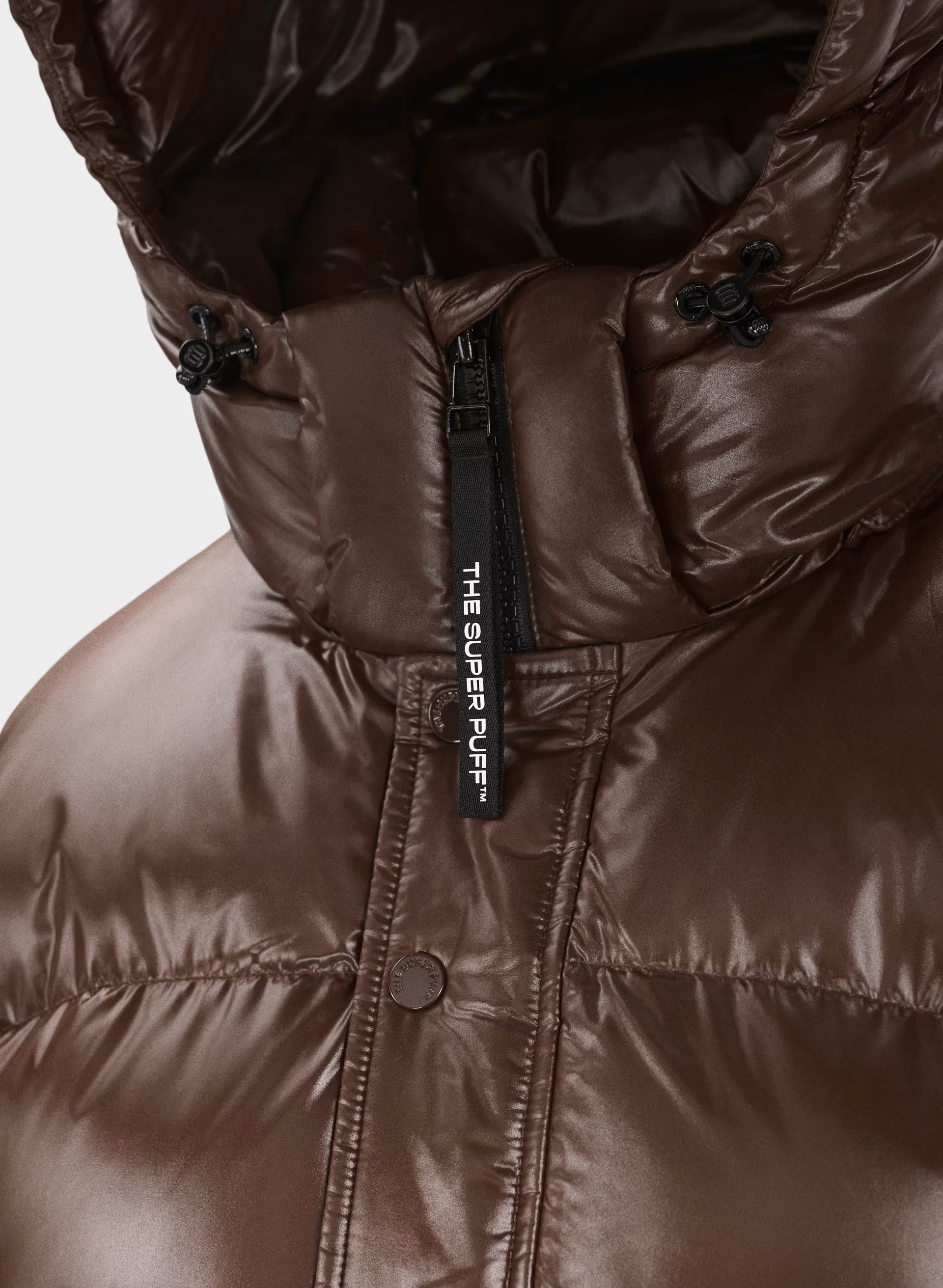 The Super Puff™ Shorty - Hi-Gloss - RICH MOCHA BROWN