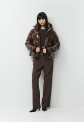 The Super Puff™ Shorty - Hi-Gloss - RICH MOCHA BROWN