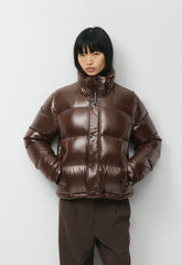 The Super Puff™ Shorty - Hi-Gloss - RICH MOCHA BROWN