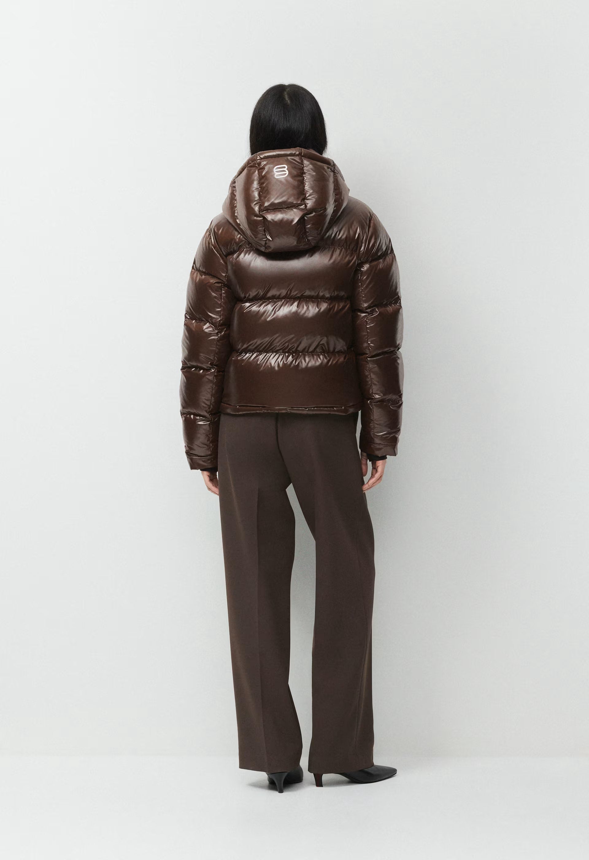 The Super Puff™ Shorty - Hi-Gloss - RICH MOCHA BROWN