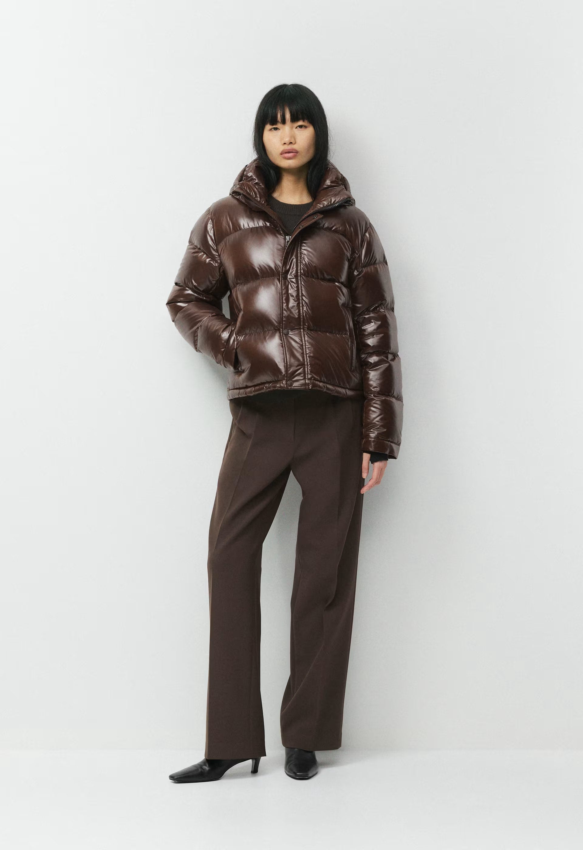 The Super Puff™ Shorty - Hi-Gloss - RICH MOCHA BROWN