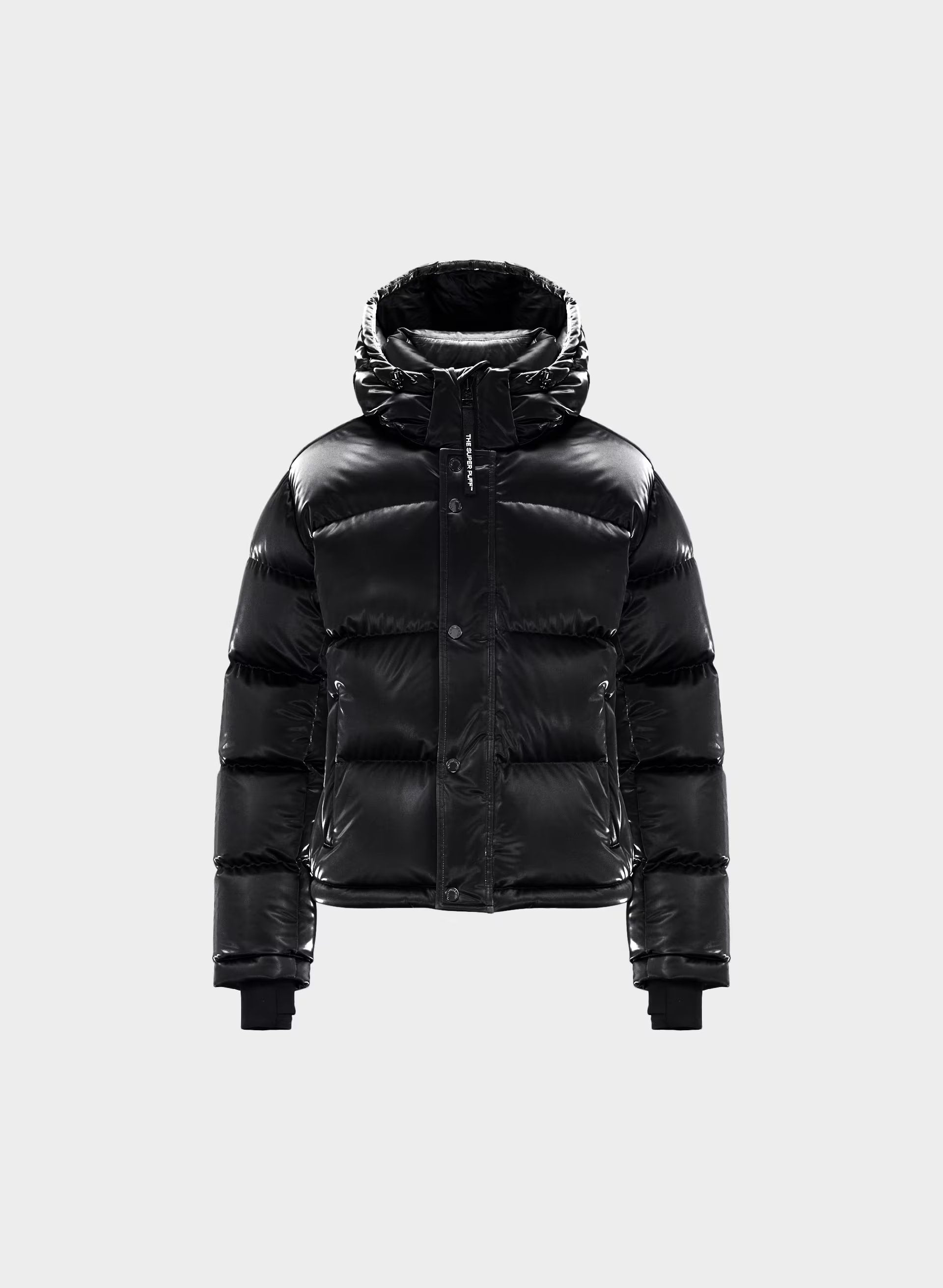 The Super Puff™ Shorty - Liquid Shine - BLACK