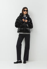 The Super Puff™ Shorty - Liquid Shine - BLACK