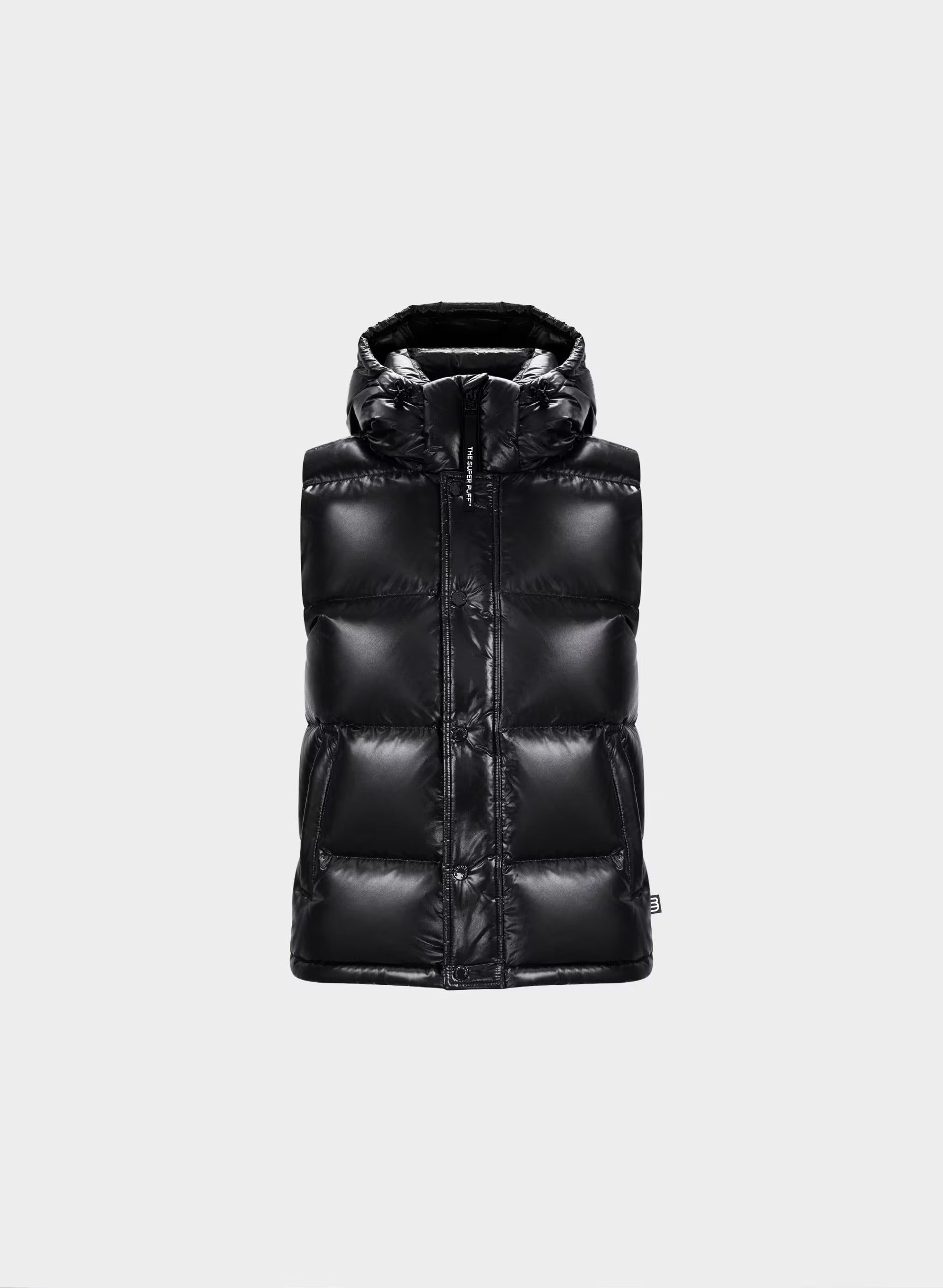 The Super Puff™ Vest - Hi-Gloss - BLACK