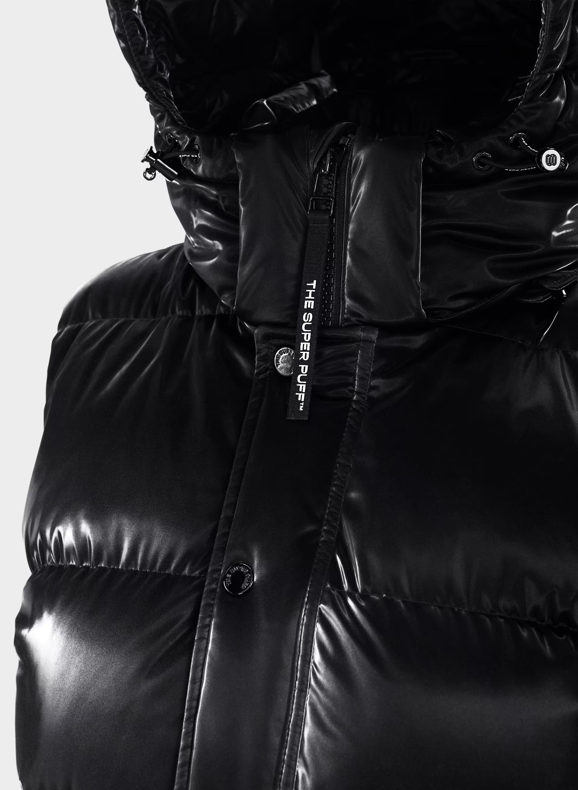 The Super Puff™ Vest - Liquid Shine - BLACK