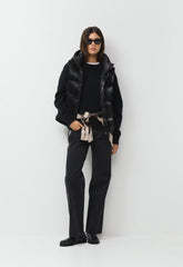The Super Puff™ Vest - Liquid Shine - BLACK