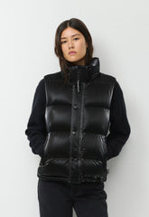 The Super Puff™ Vest - Liquid Shine - BLACK