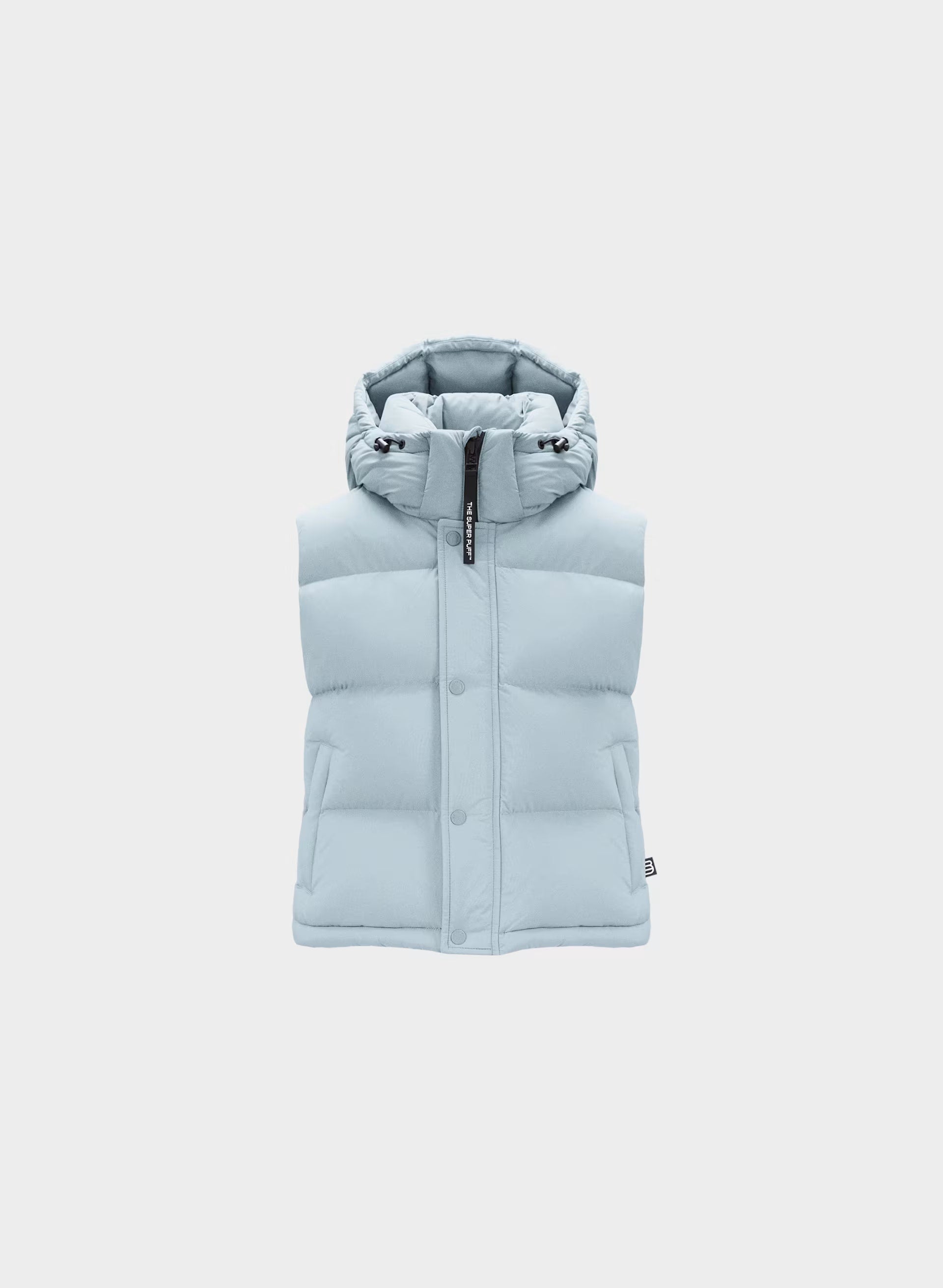The Super Puff™ Shorty Vest - cliMATTE™ - DEW BLUE