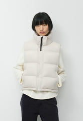 The Super Puff™ Shorty Vest - cliMATTE™ - MATTE PEARL