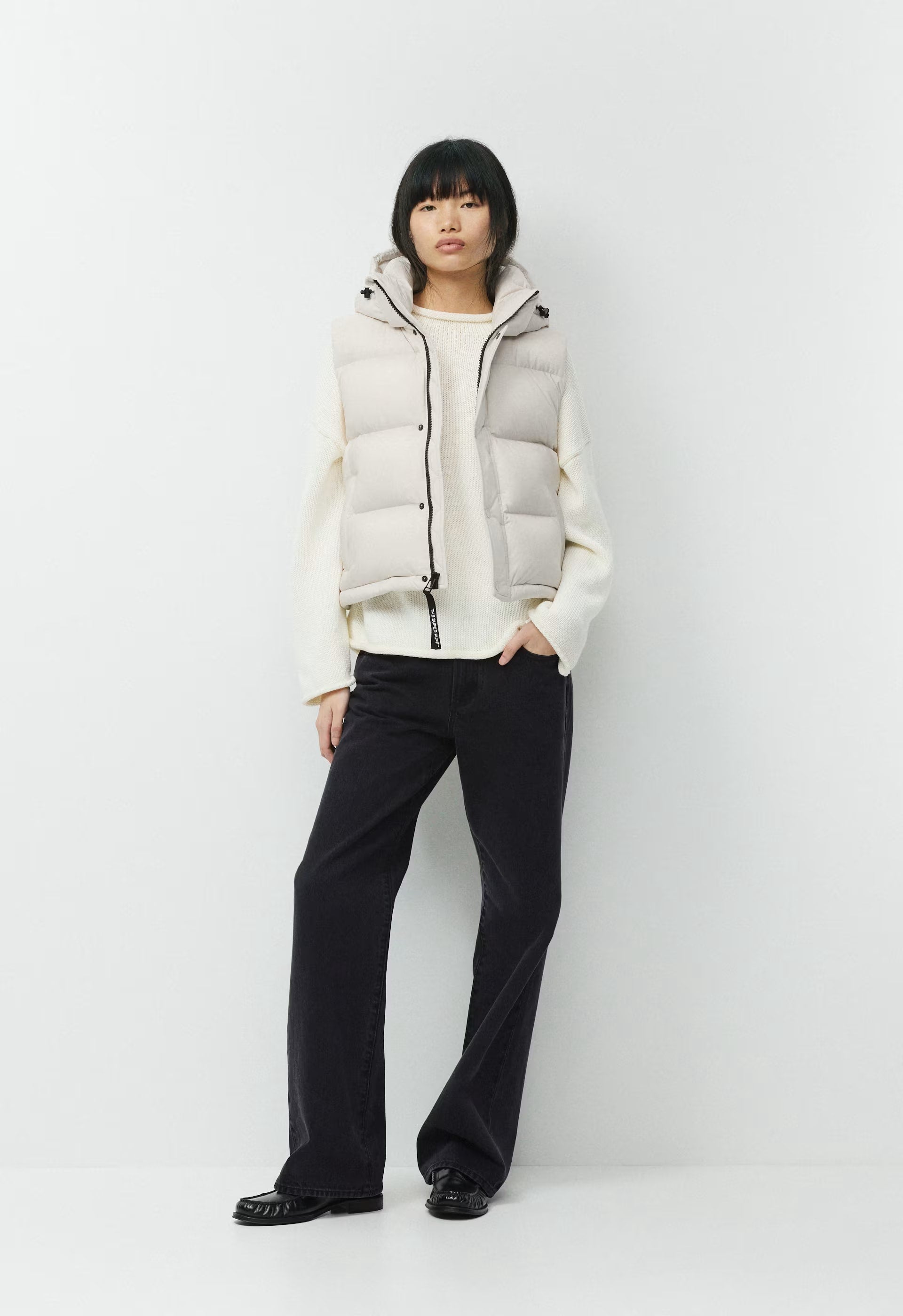The Super Puff™ Shorty Vest - cliMATTE™ - MATTE PEARL