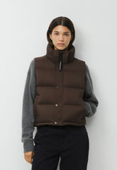 The Super Puff™ Shorty Vest - cliMATTE™ - RICH MOCHA BROWN