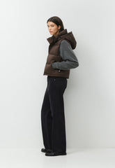 The Super Puff™ Shorty Vest - cliMATTE™ - RICH MOCHA BROWN