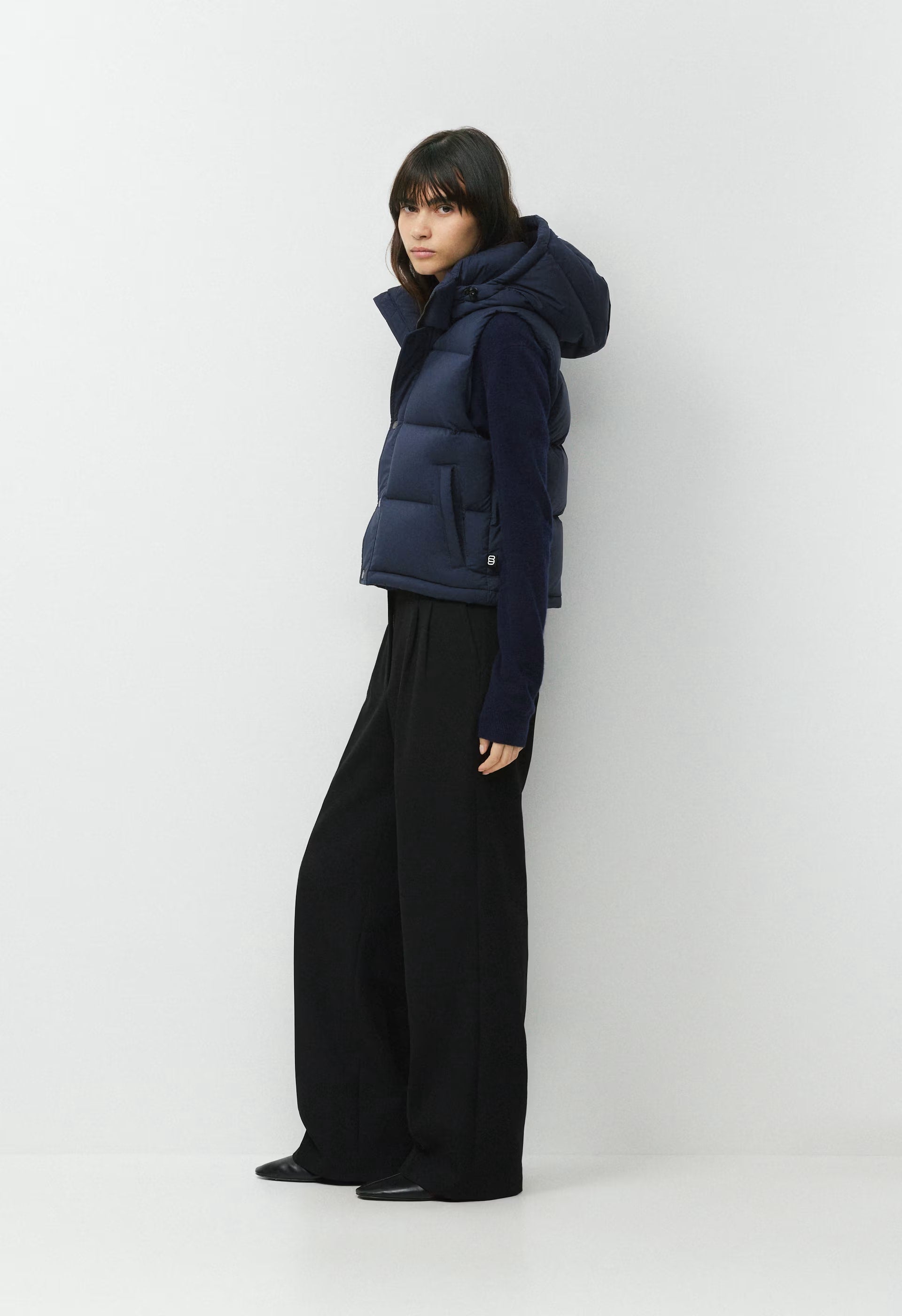 The Super Puff™ Shorty Vest - cliMATTE™ - ADMIRAL NAVY