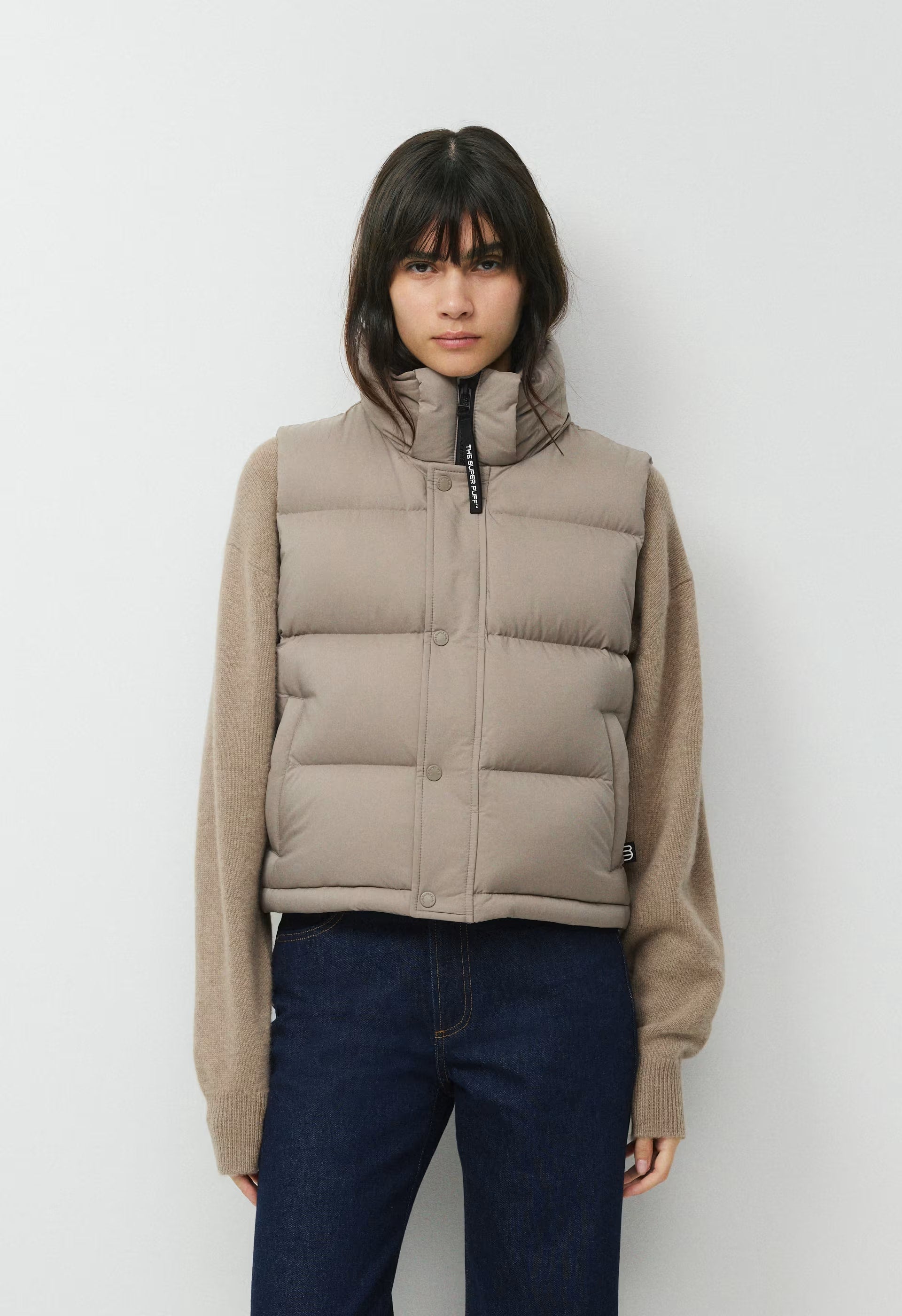 The Super Puff™ Shorty Vest - cliMATTE™ - MODERN TAUPE