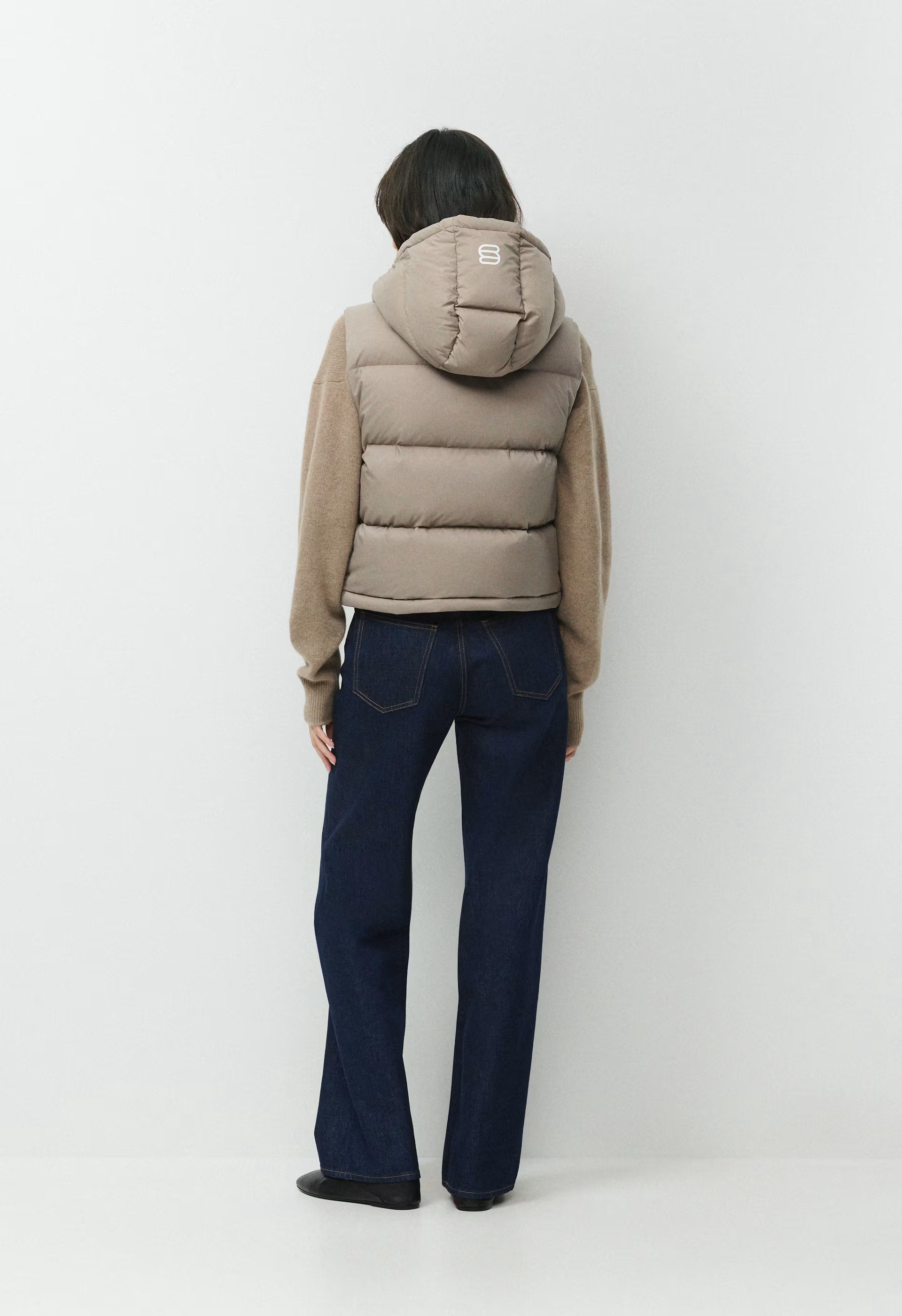 The Super Puff™ Shorty Vest - cliMATTE™ - MODERN TAUPE