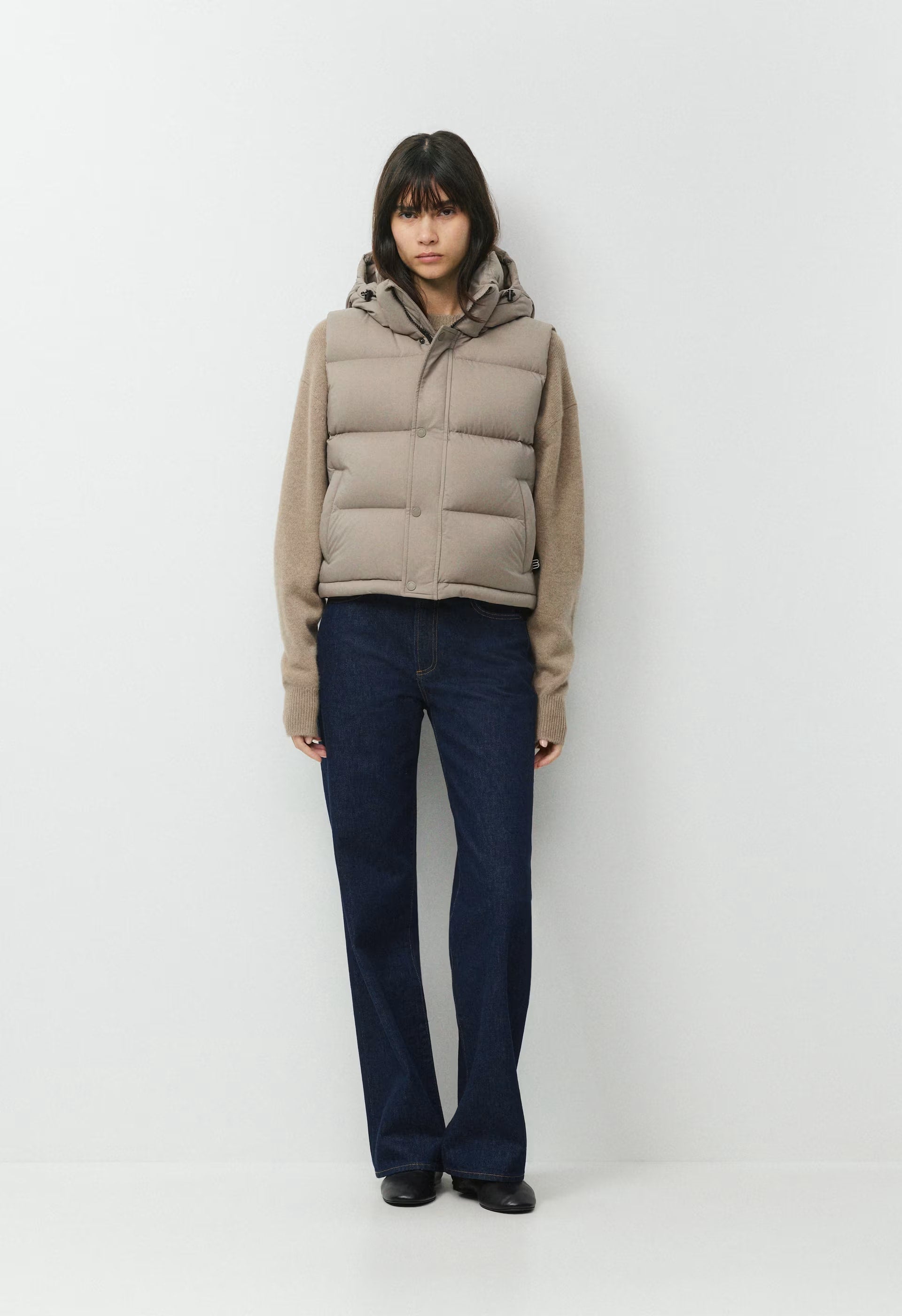 The Super Puff™ Shorty Vest - cliMATTE™ - MODERN TAUPE