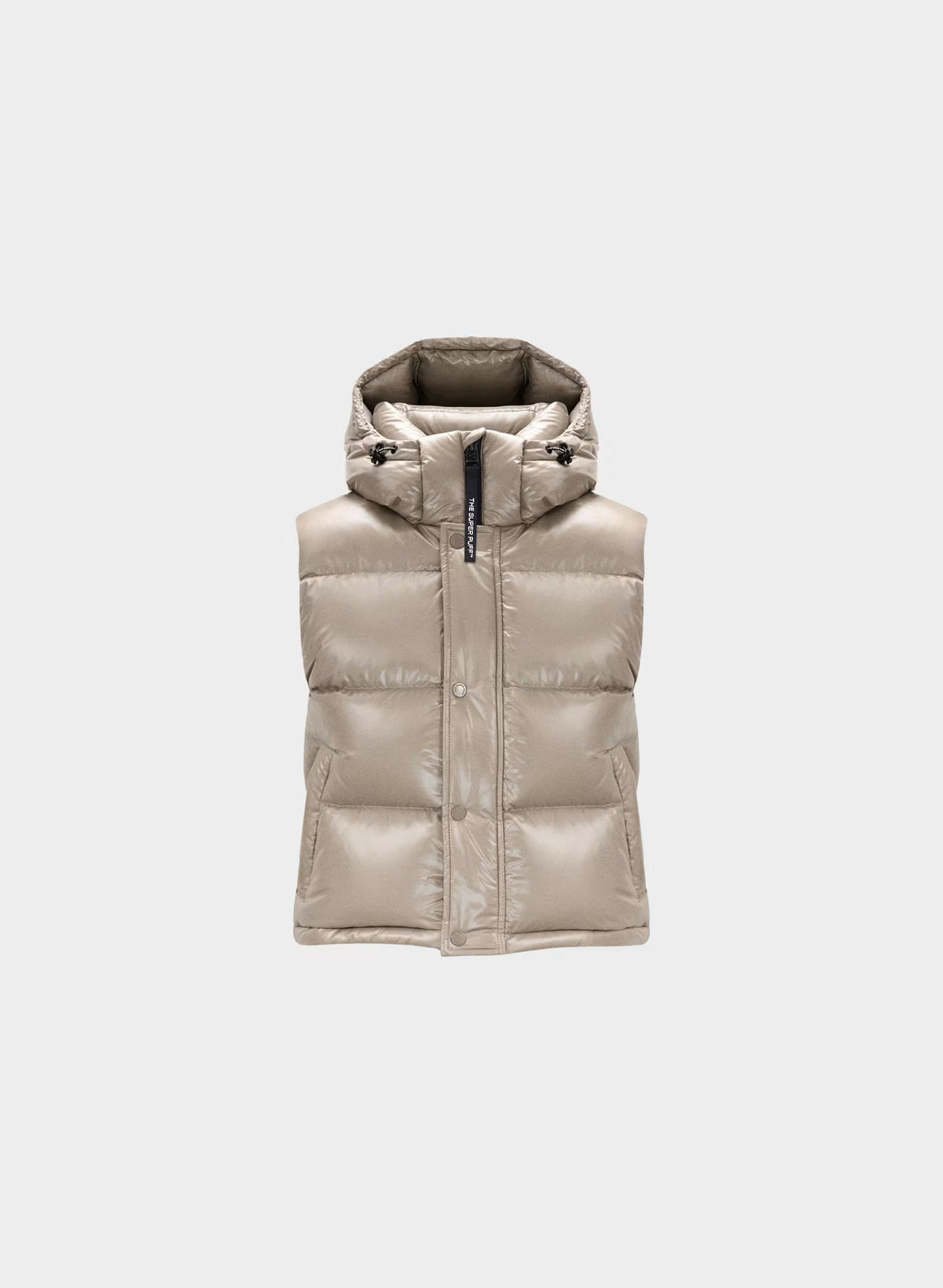 The Super Puff™ Shorty Vest - Hi-Gloss - MODERN TAUPE