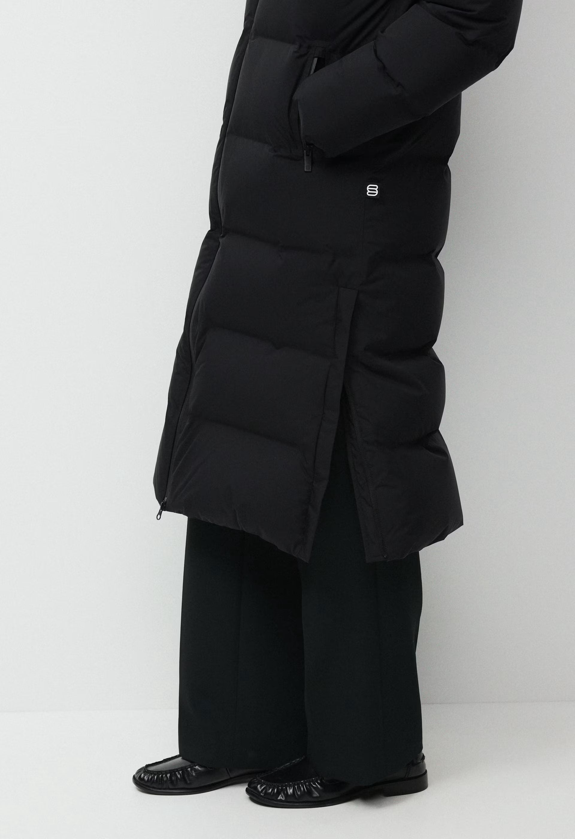 The Super Puff₂O™ Long - Rainstop™ - BLACK