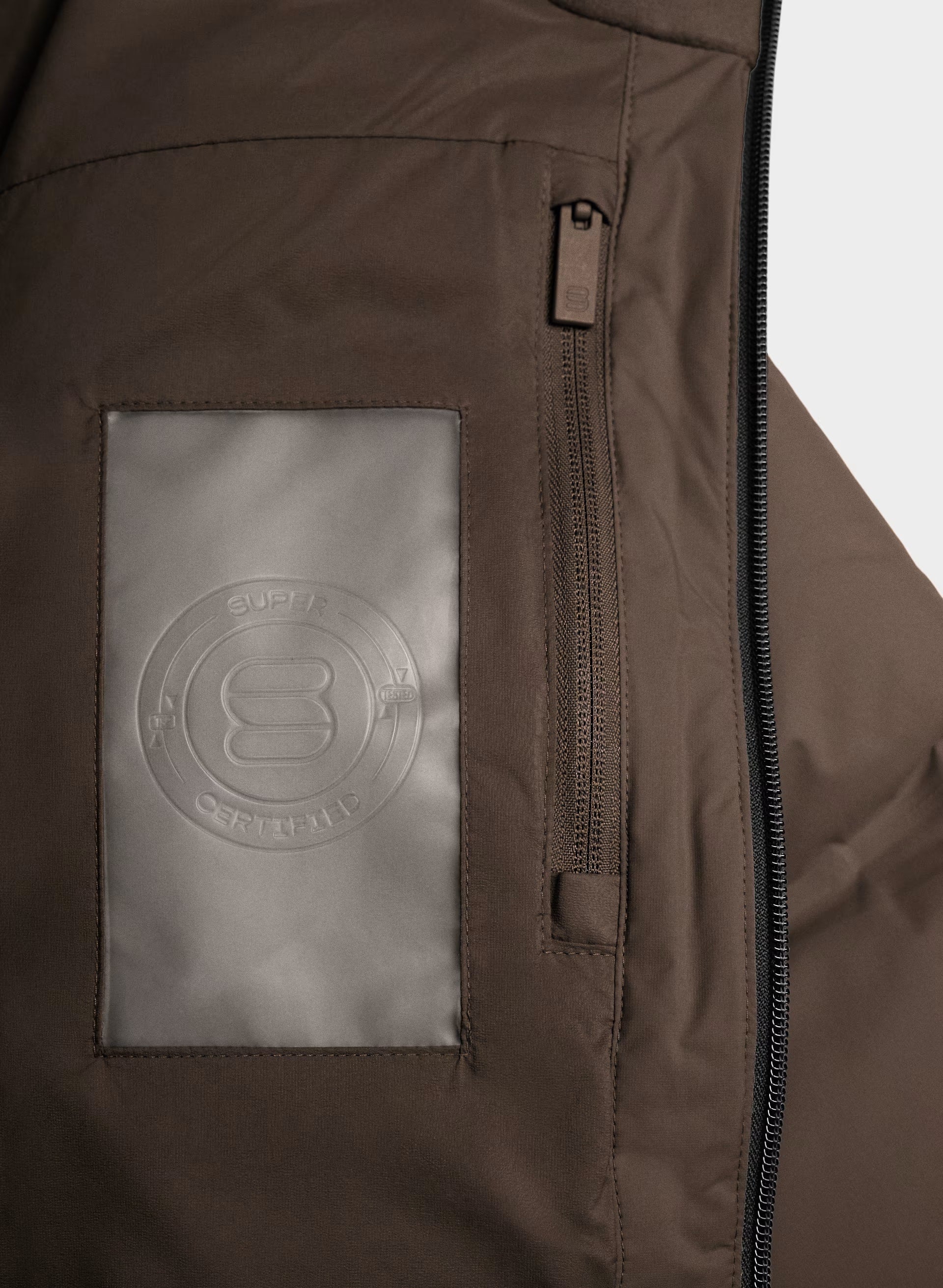 The Super Puff₂O™ Long - Rainstop™ - RICH MOCHA BROWN