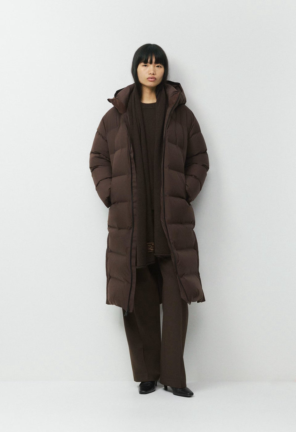 The Super Puff₂O™ Long - Rainstop™ - RICH MOCHA BROWN