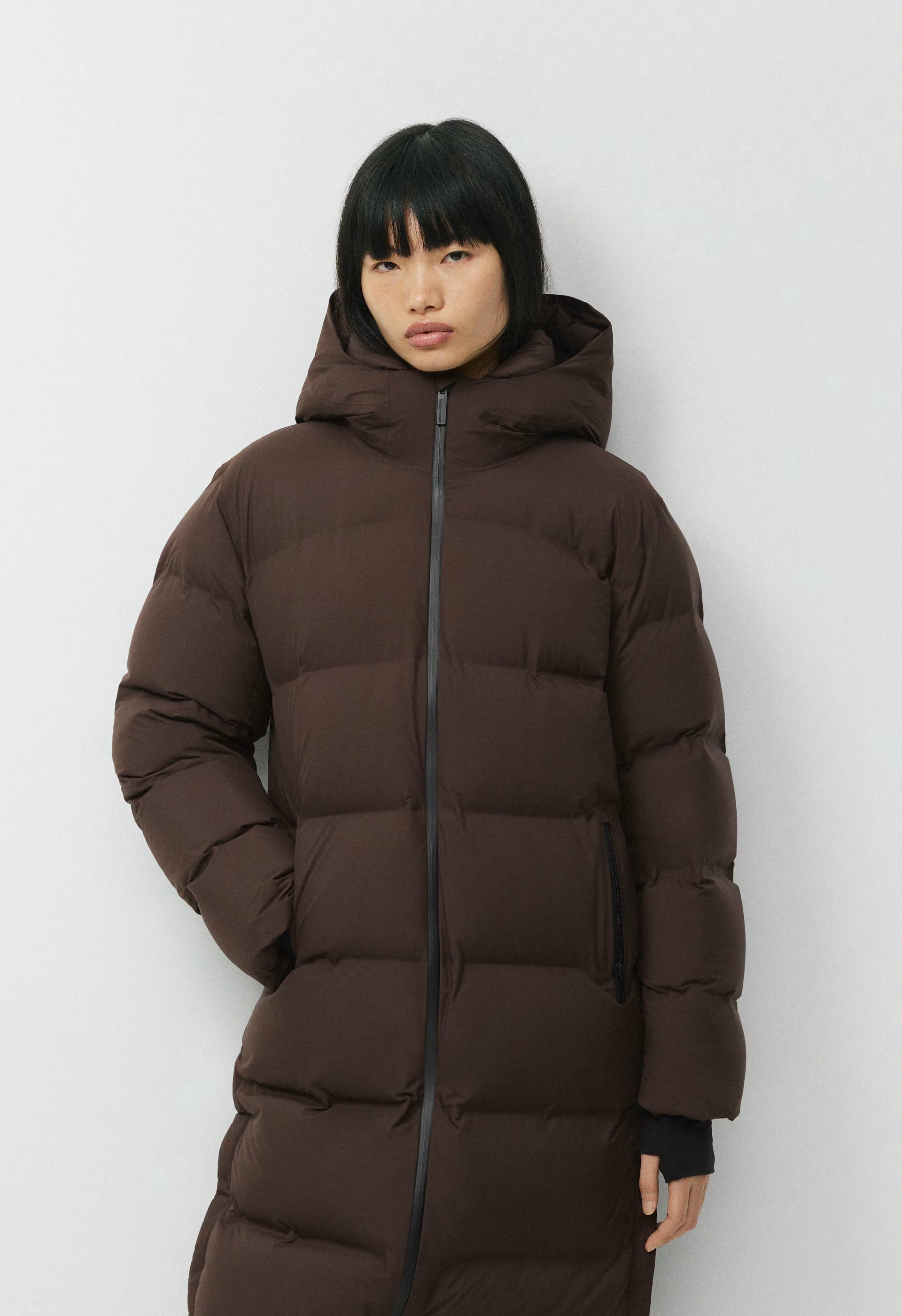 The Super Puff₂O™ Long - Rainstop™ - RICH MOCHA BROWN