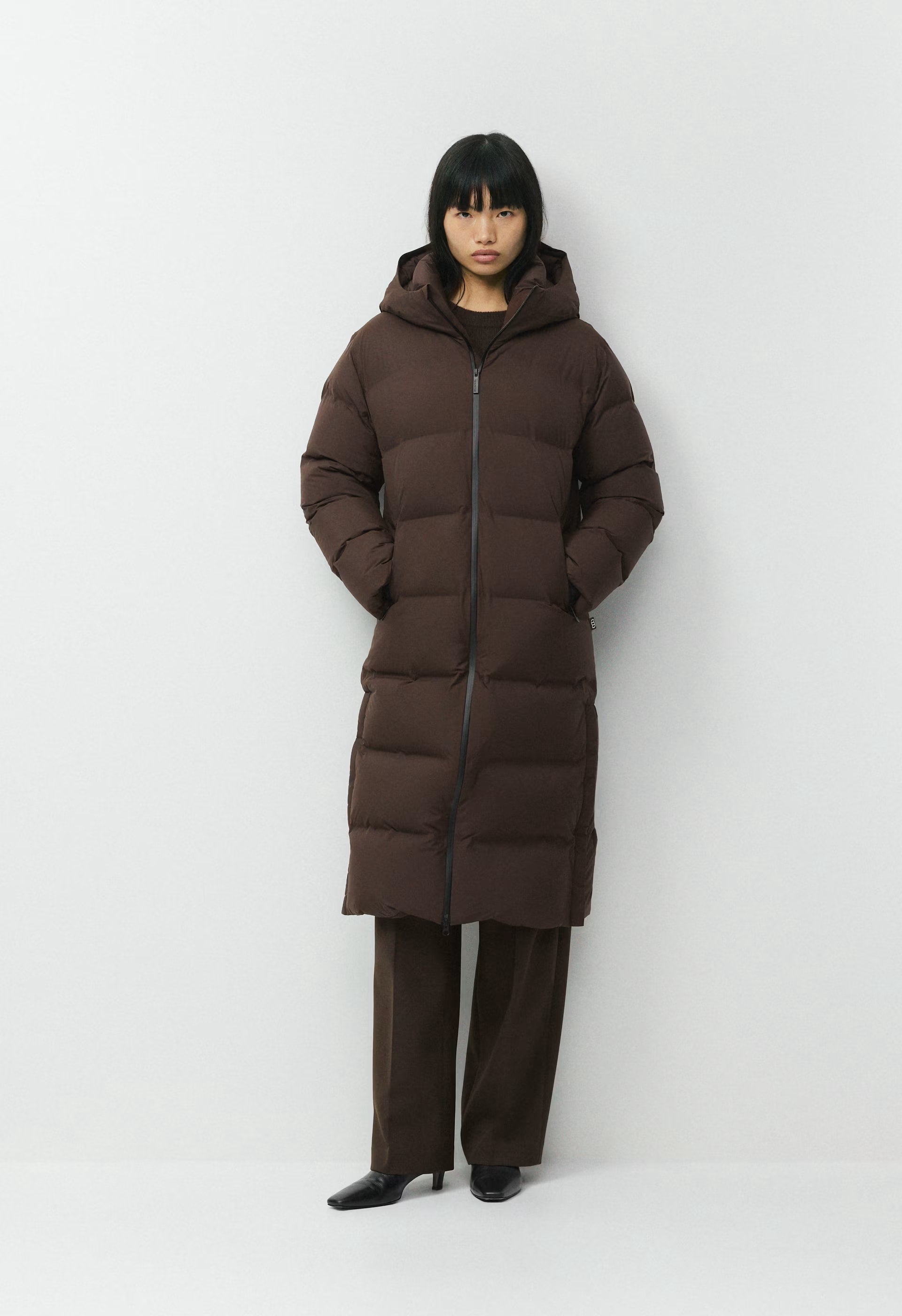 The Super Puff₂O™ Long - Rainstop™ - RICH MOCHA BROWN