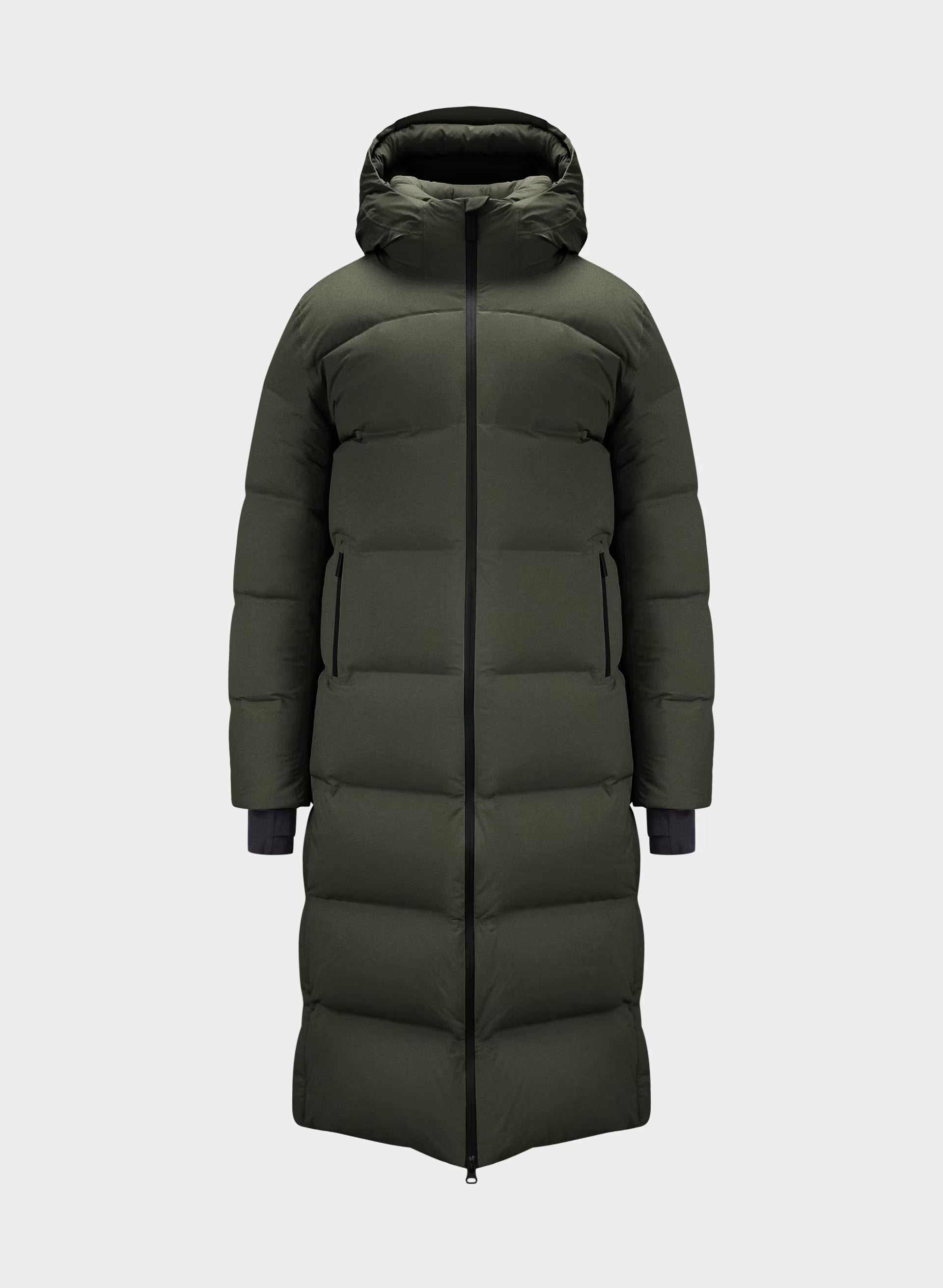 The Super Puff₂O™ Long - Rainstop™ - FLINT GREEN